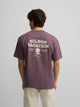 Camiseta relaxed fit Silbon vacation roxa