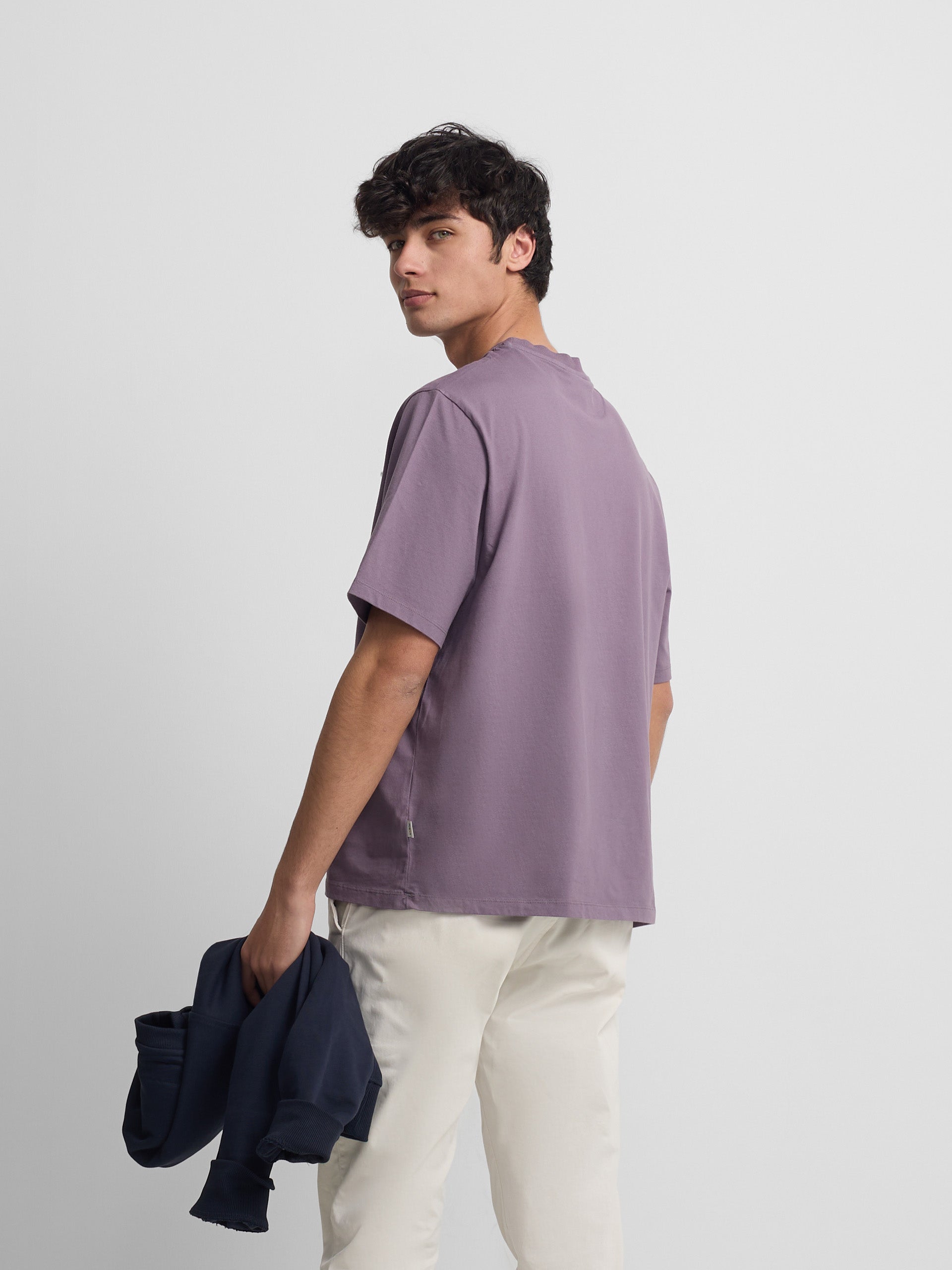 Camisola special fit minilogo emblema roxo