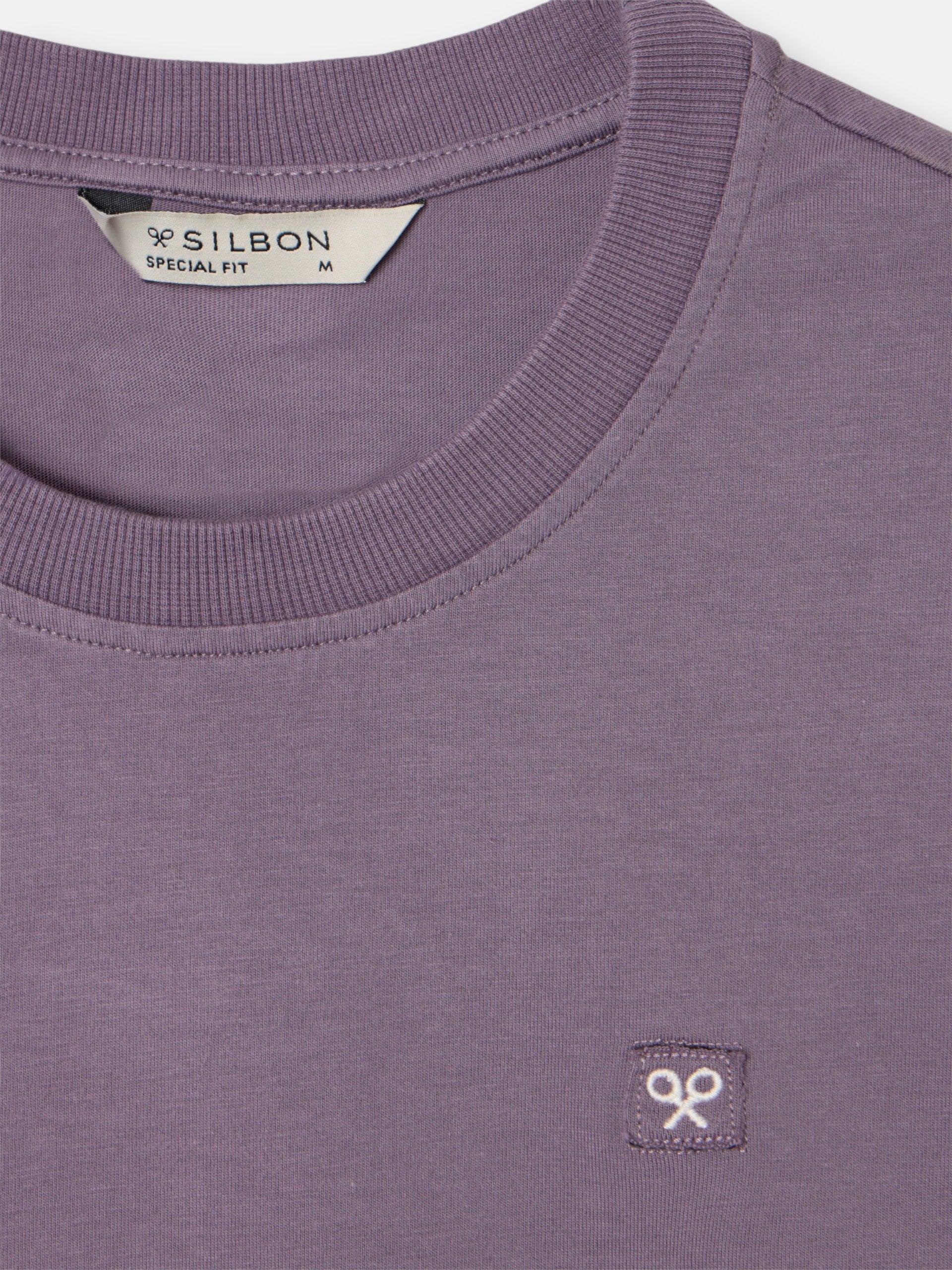 Camisola special fit minilogo emblema roxo