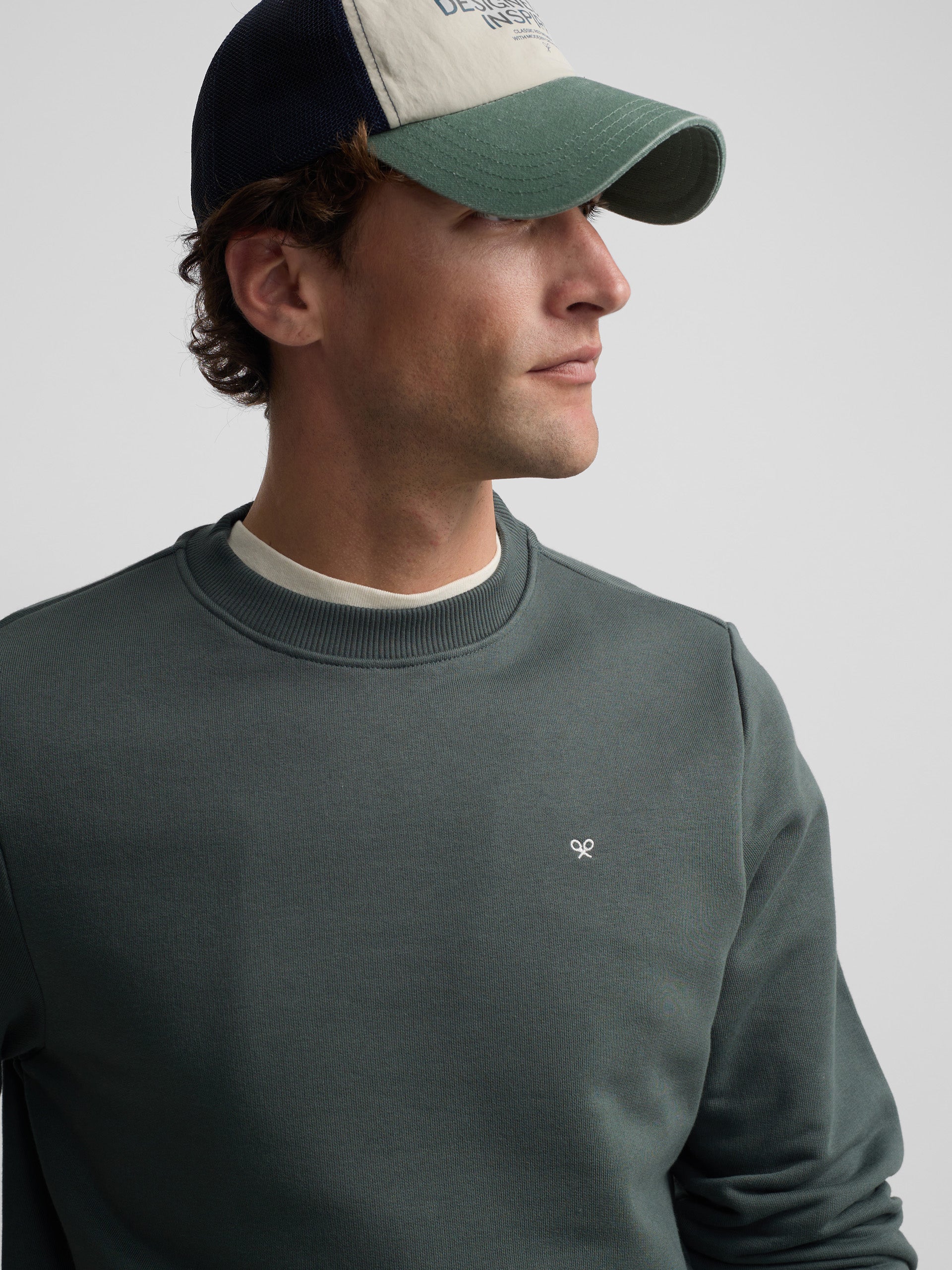 Sudadera Silbon classics verde oscuro