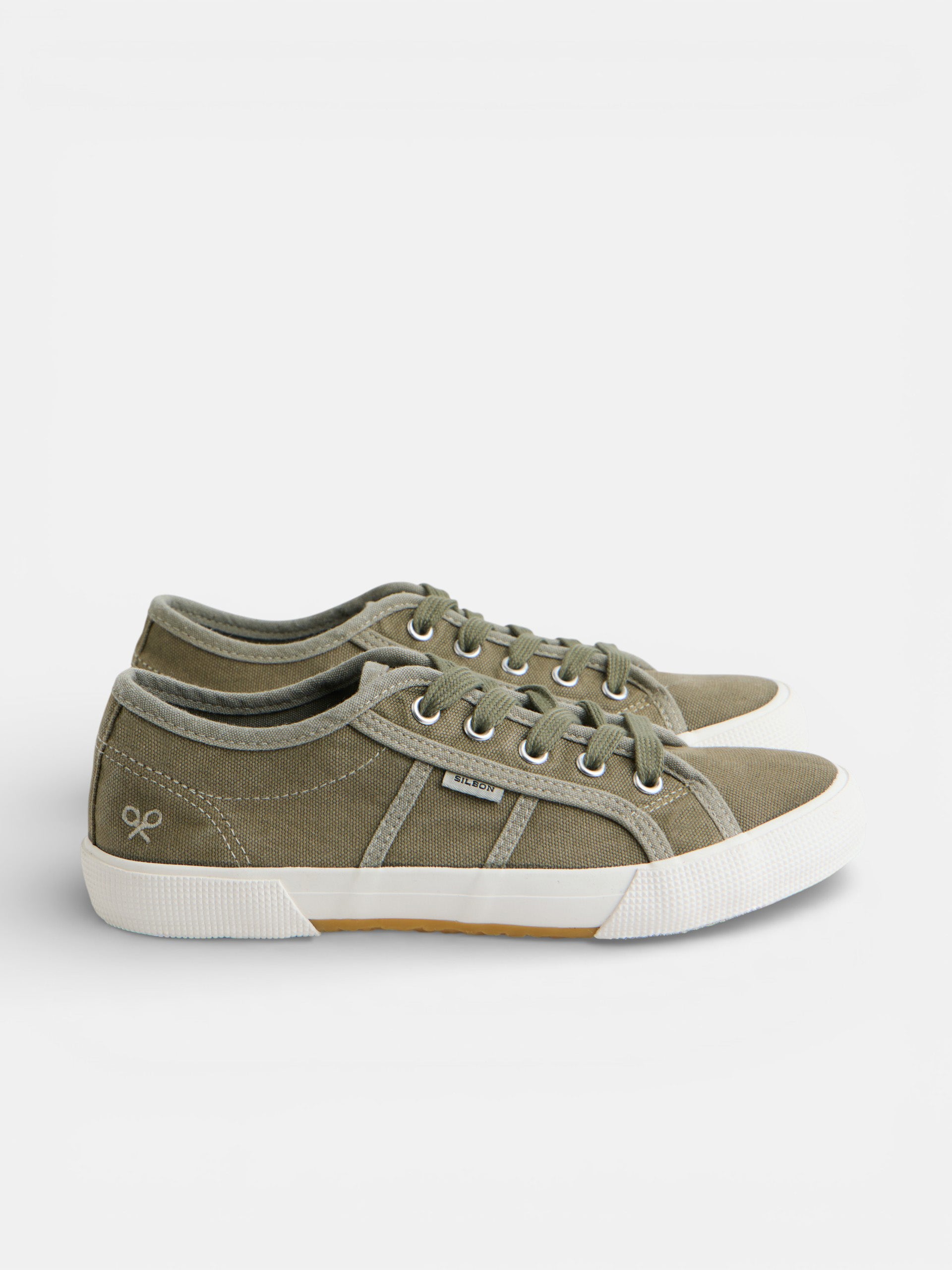 Zapatilla denim verde