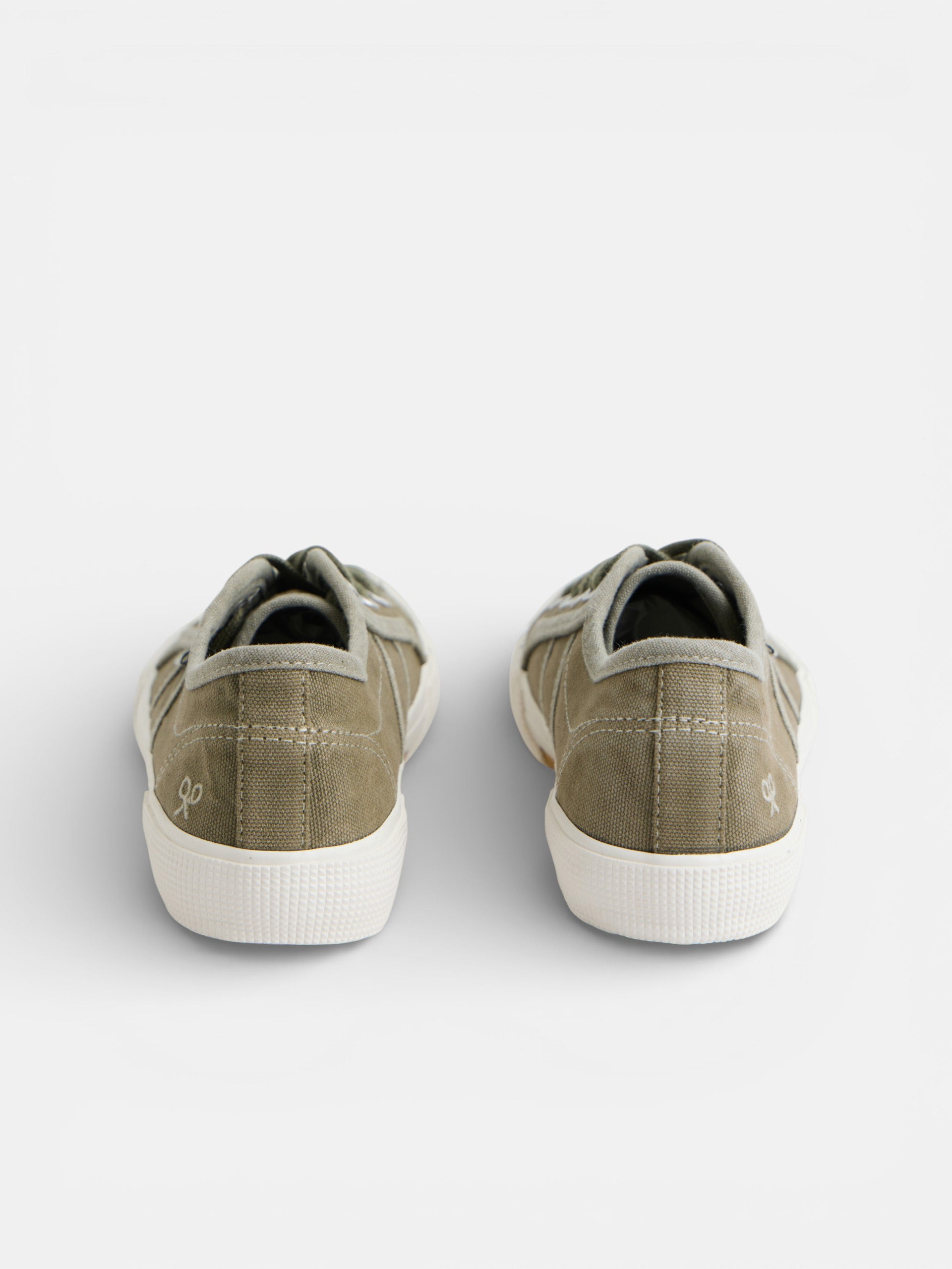 Zapatilla denim verde