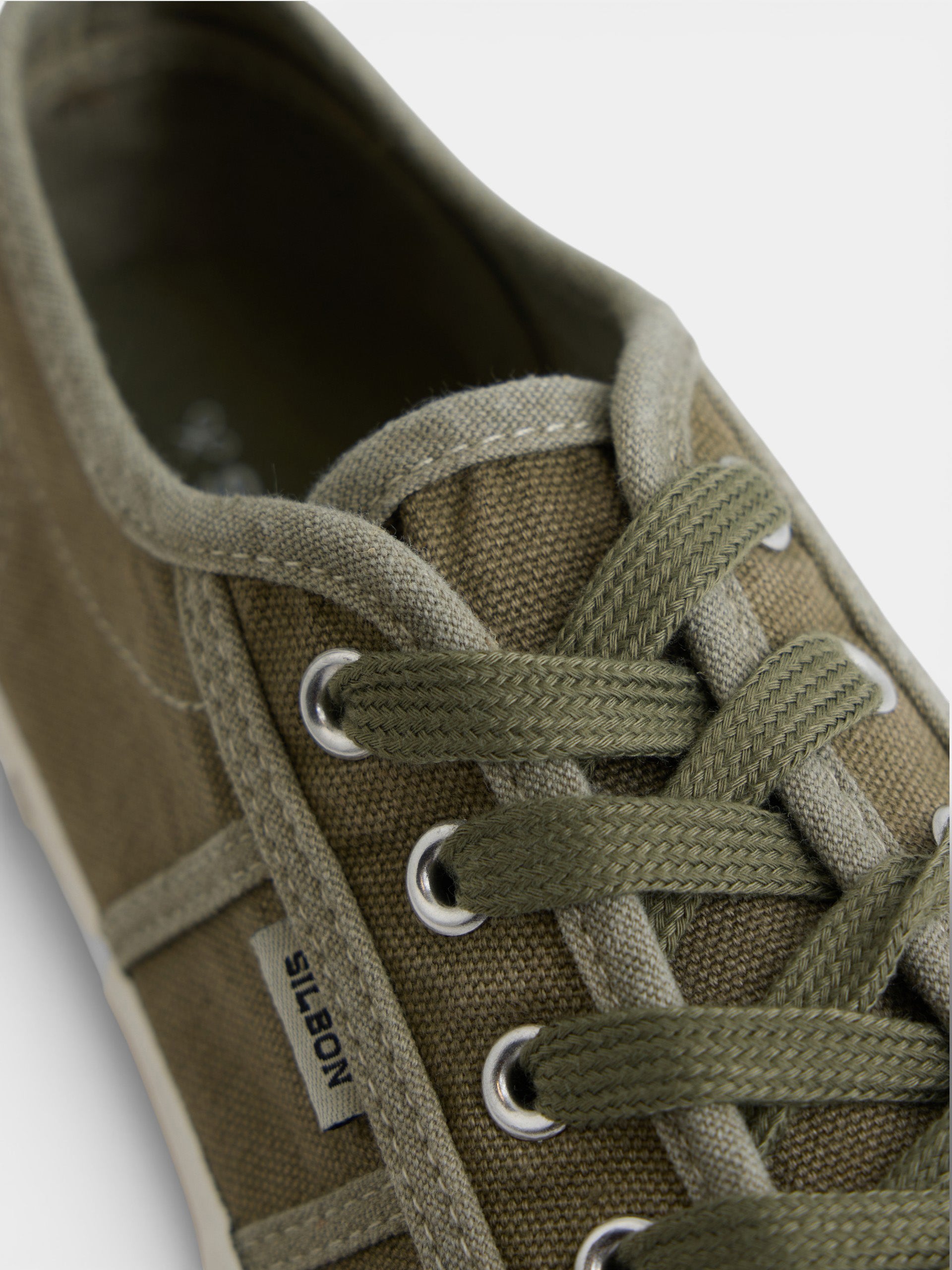 Zapatilla denim verde