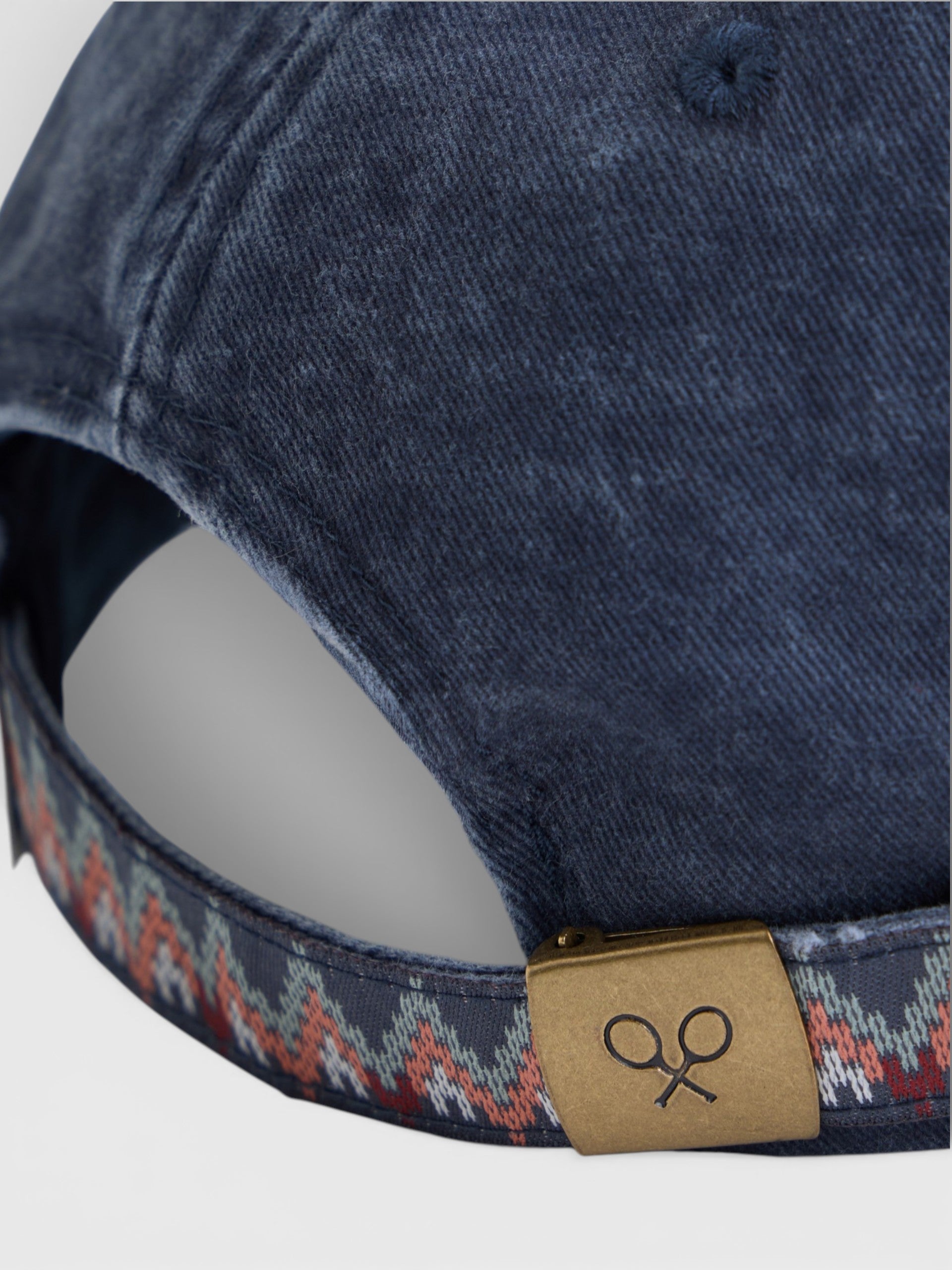 Gorra raqueta etnica azul marino