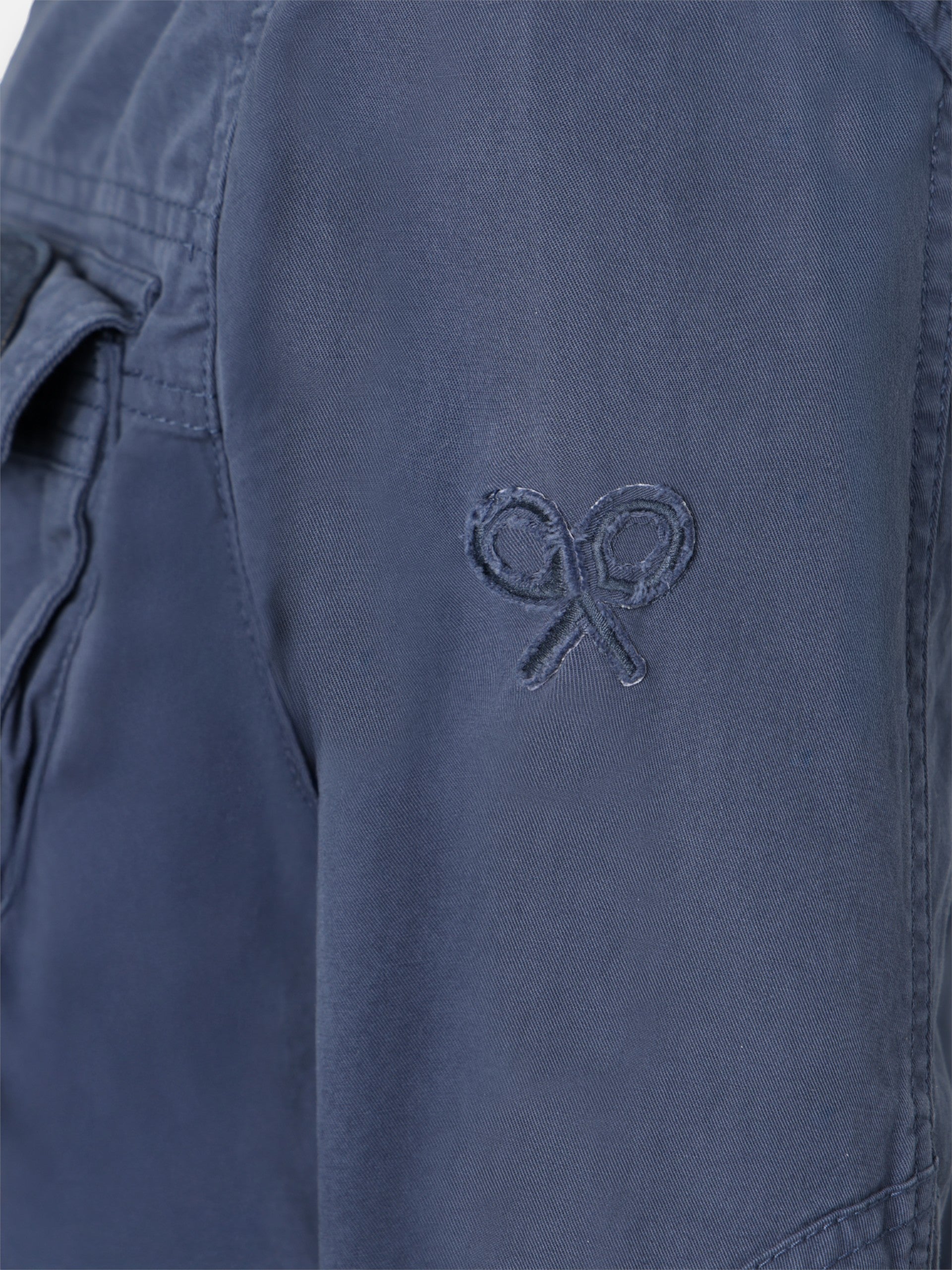 Parka parches azul marino