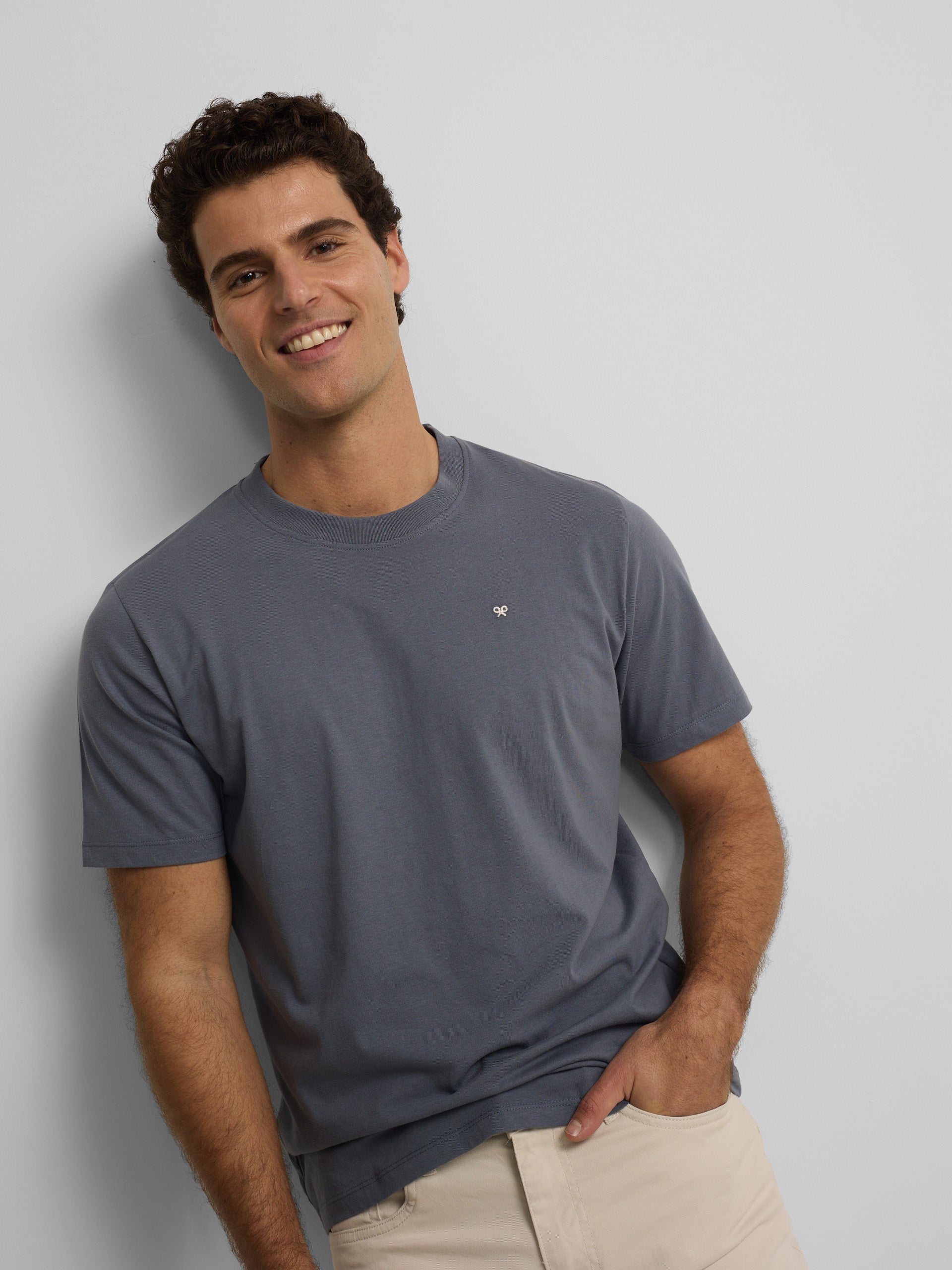 T-shirt de luxe bateau bleu indigo