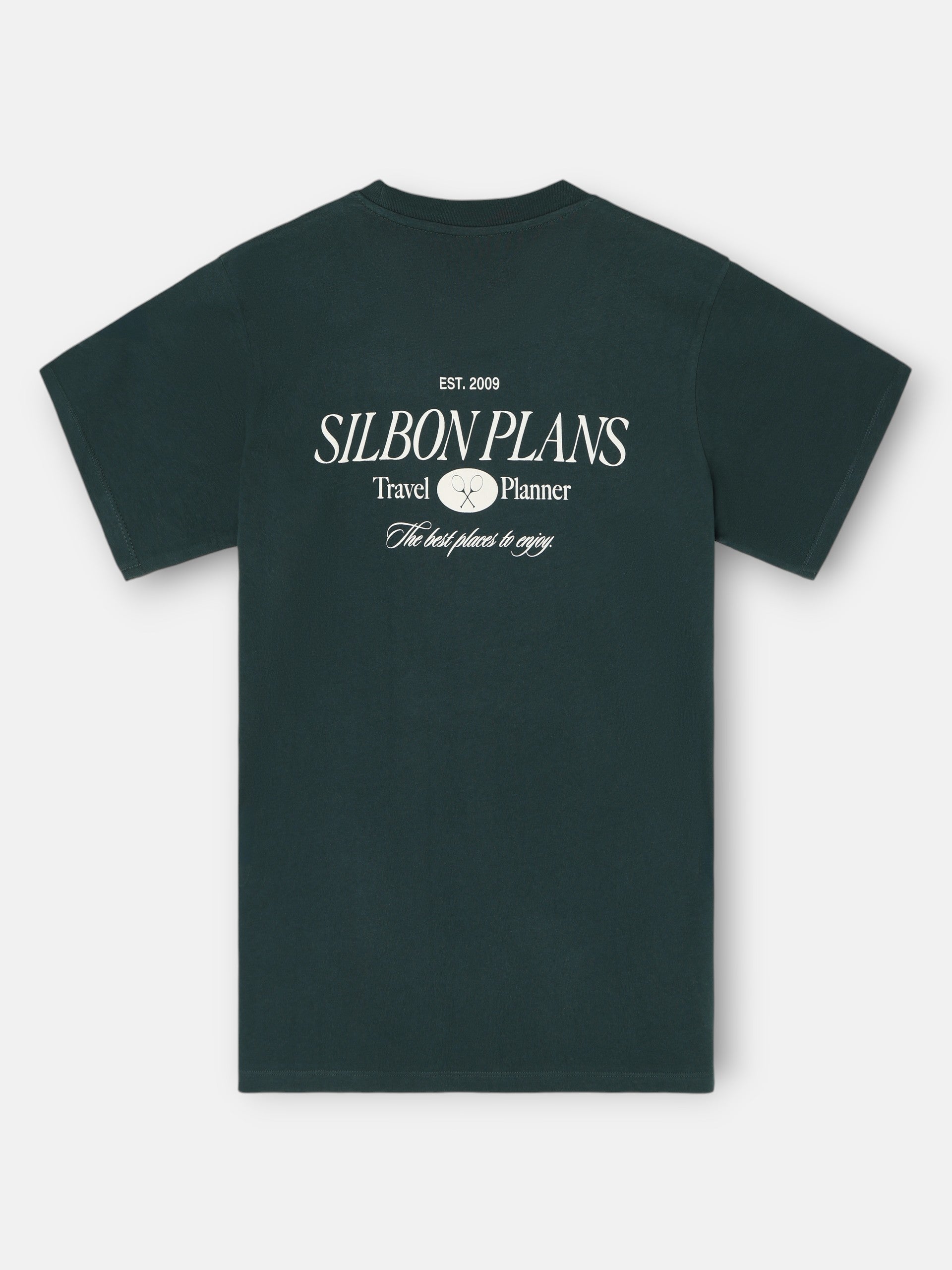 Camiseta special fit silbon plans verde oscuro