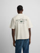 T-shirt coupe spéciale silbon plans crème