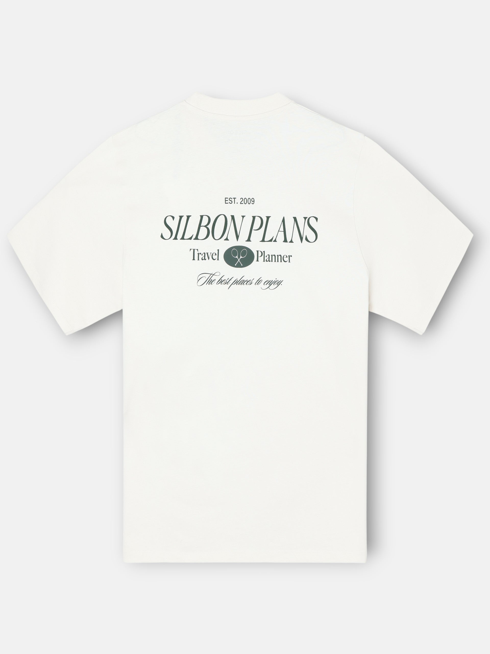 T-shirt coupe spéciale silbon plans crème