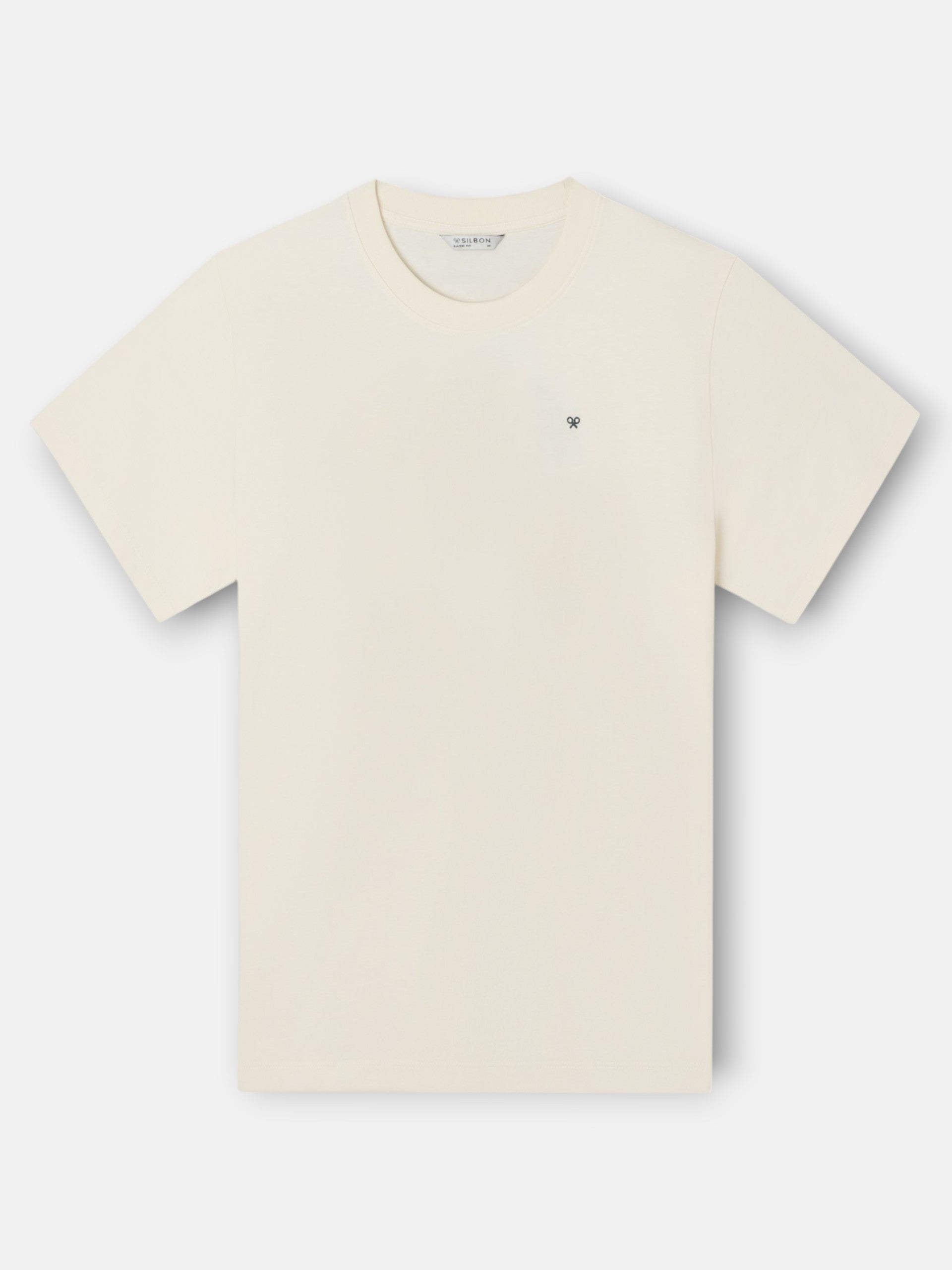 T-shirt Silbon country house creme