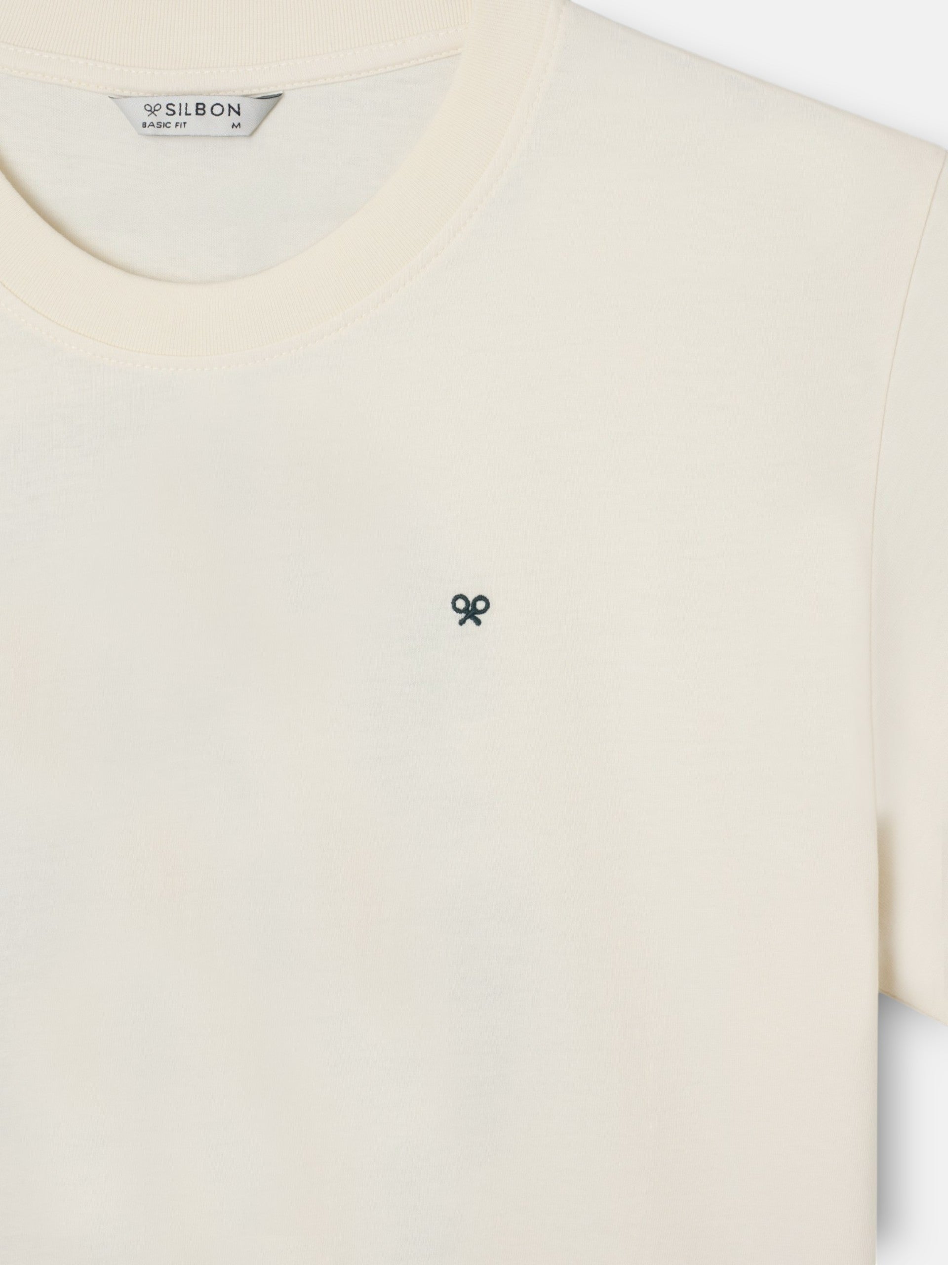 T-shirt Silbon country house creme