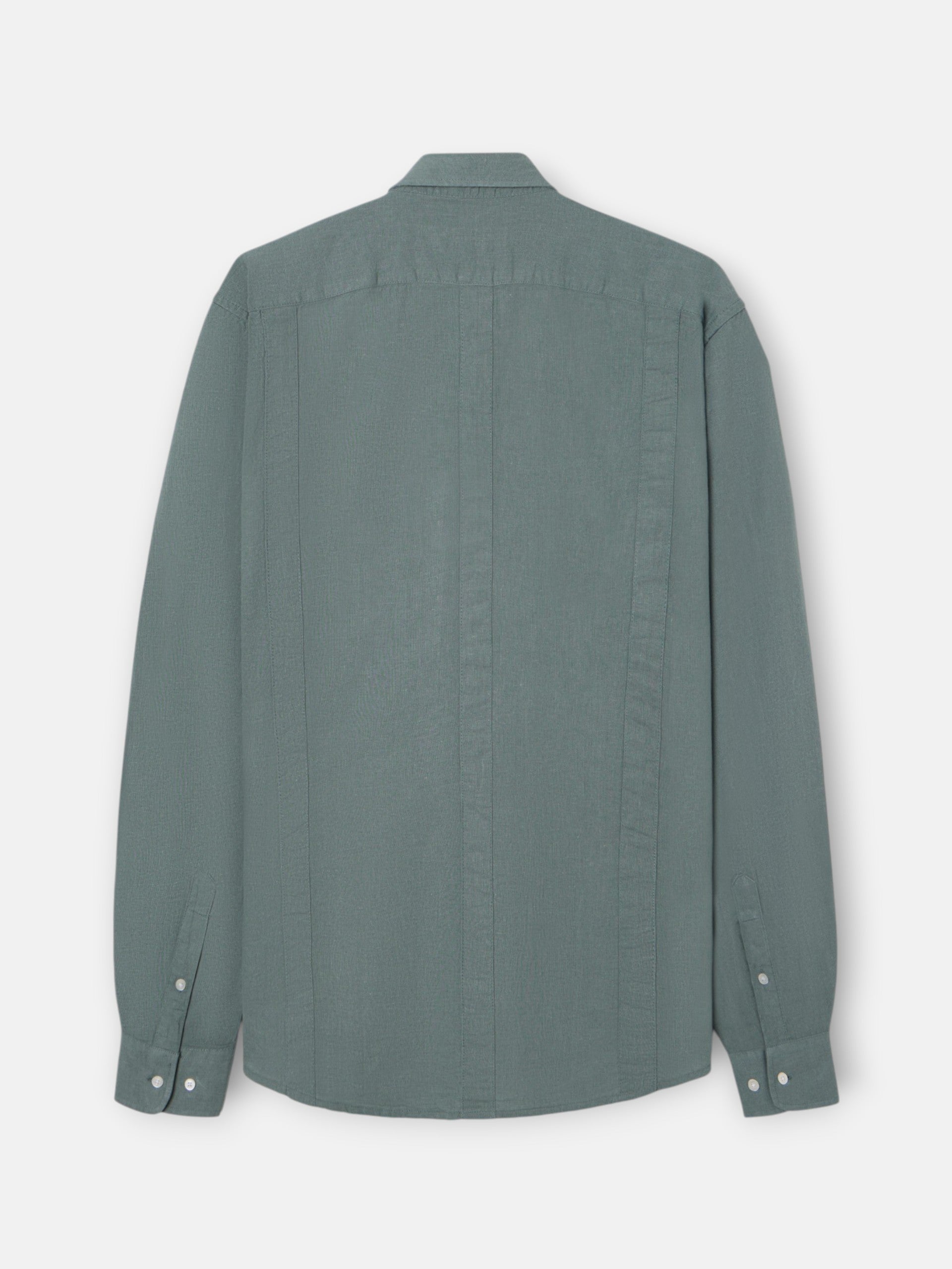 Guayabera sport en lin vert