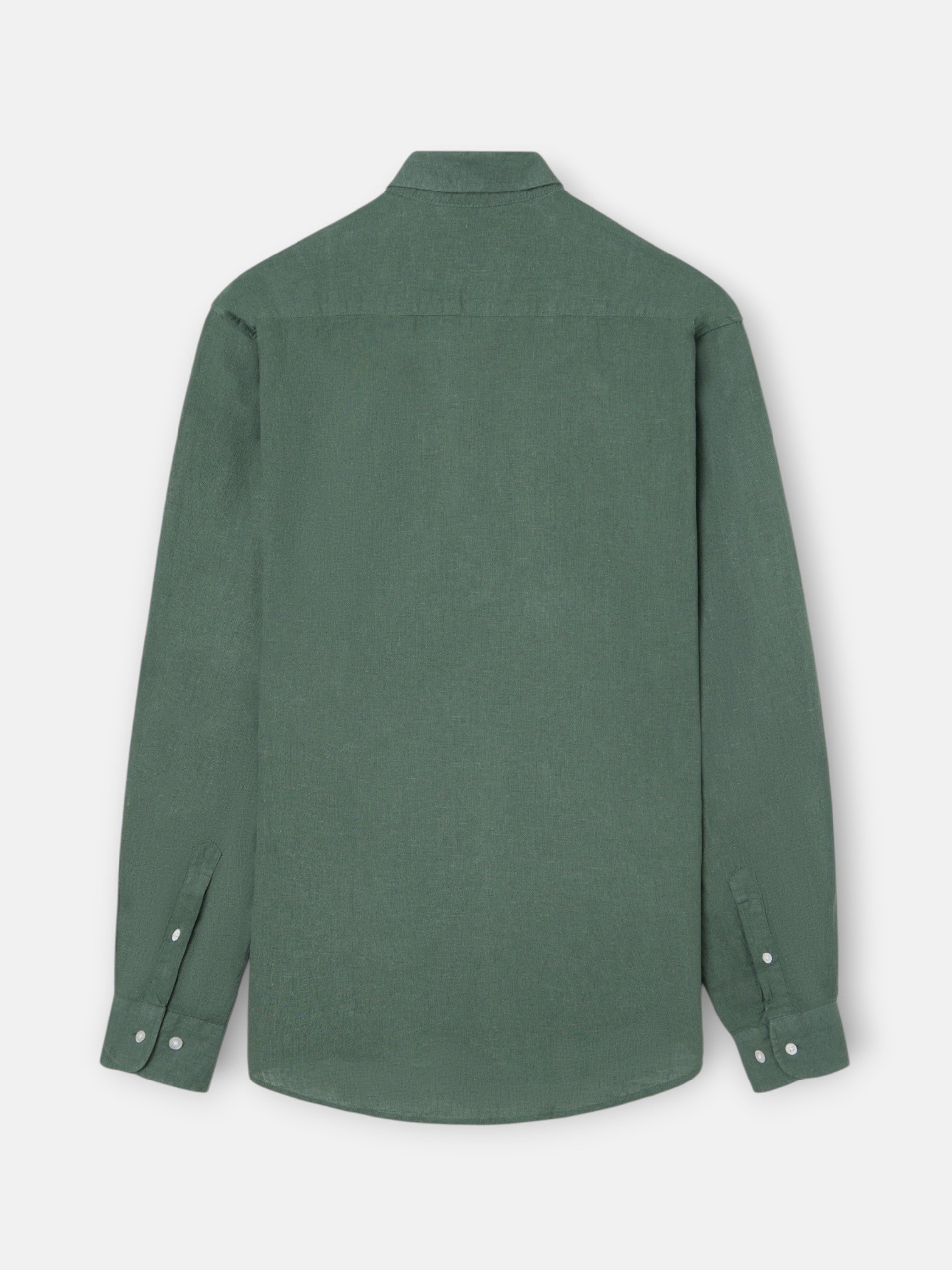 Polera sport lino verde oscuro