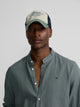 Camisa sport cuello mao verde