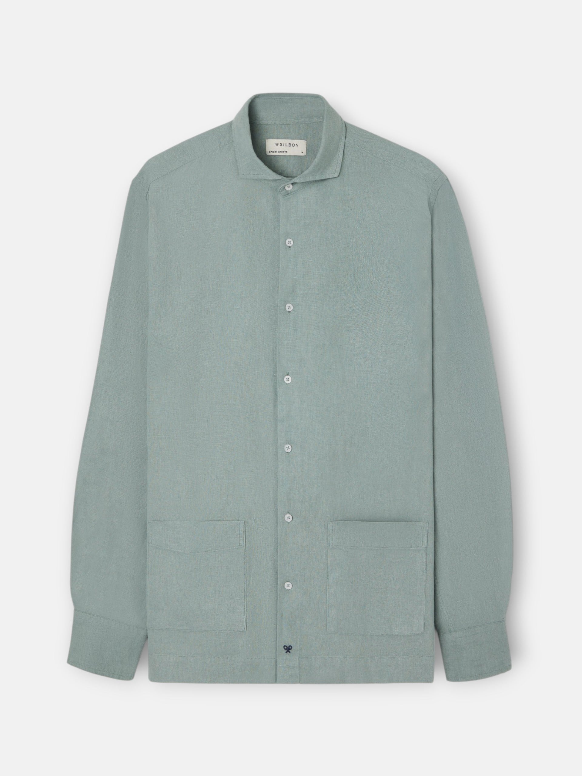 Camisa sport pockets verde medio