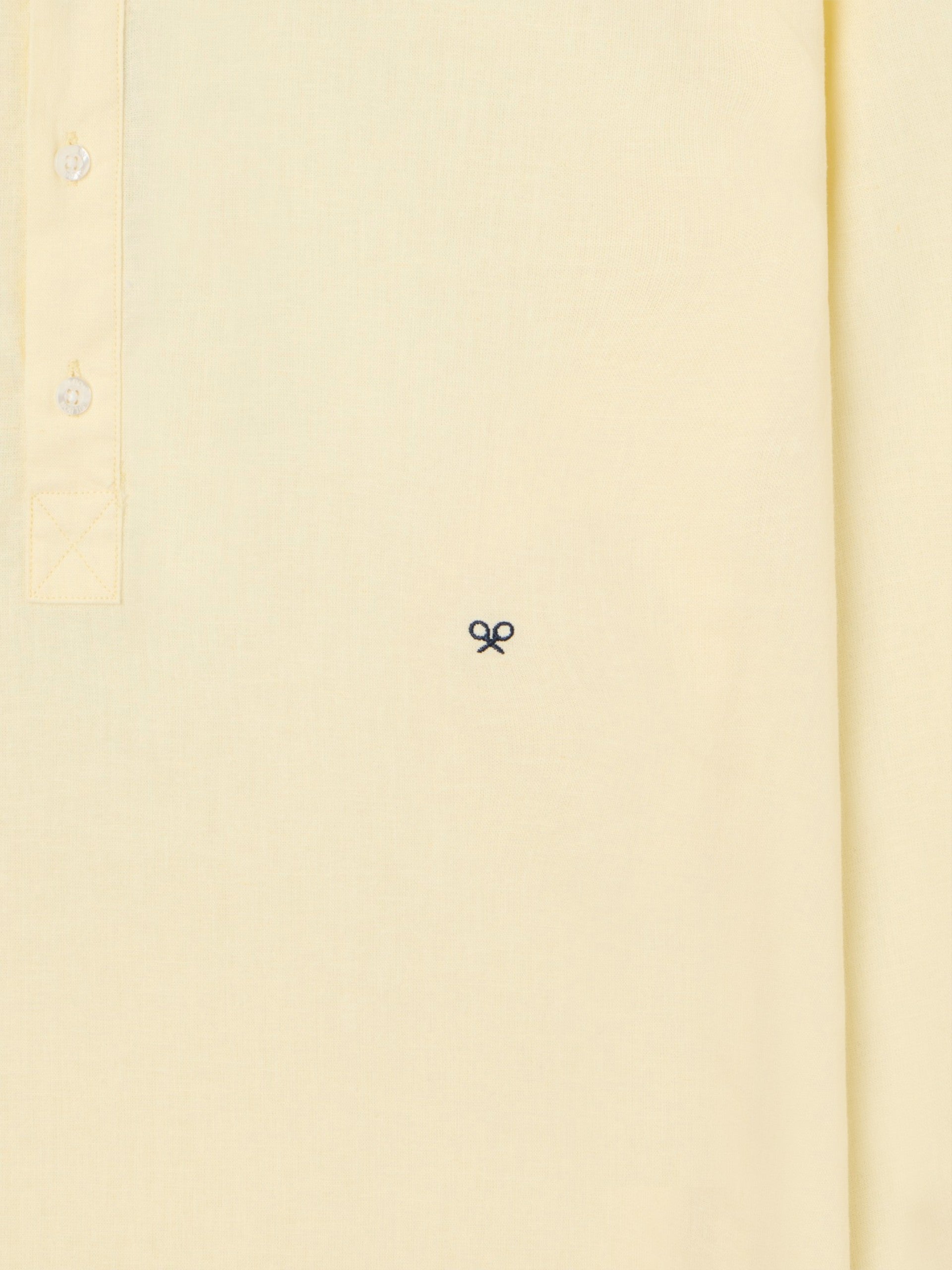 Polera sport lino amarilla