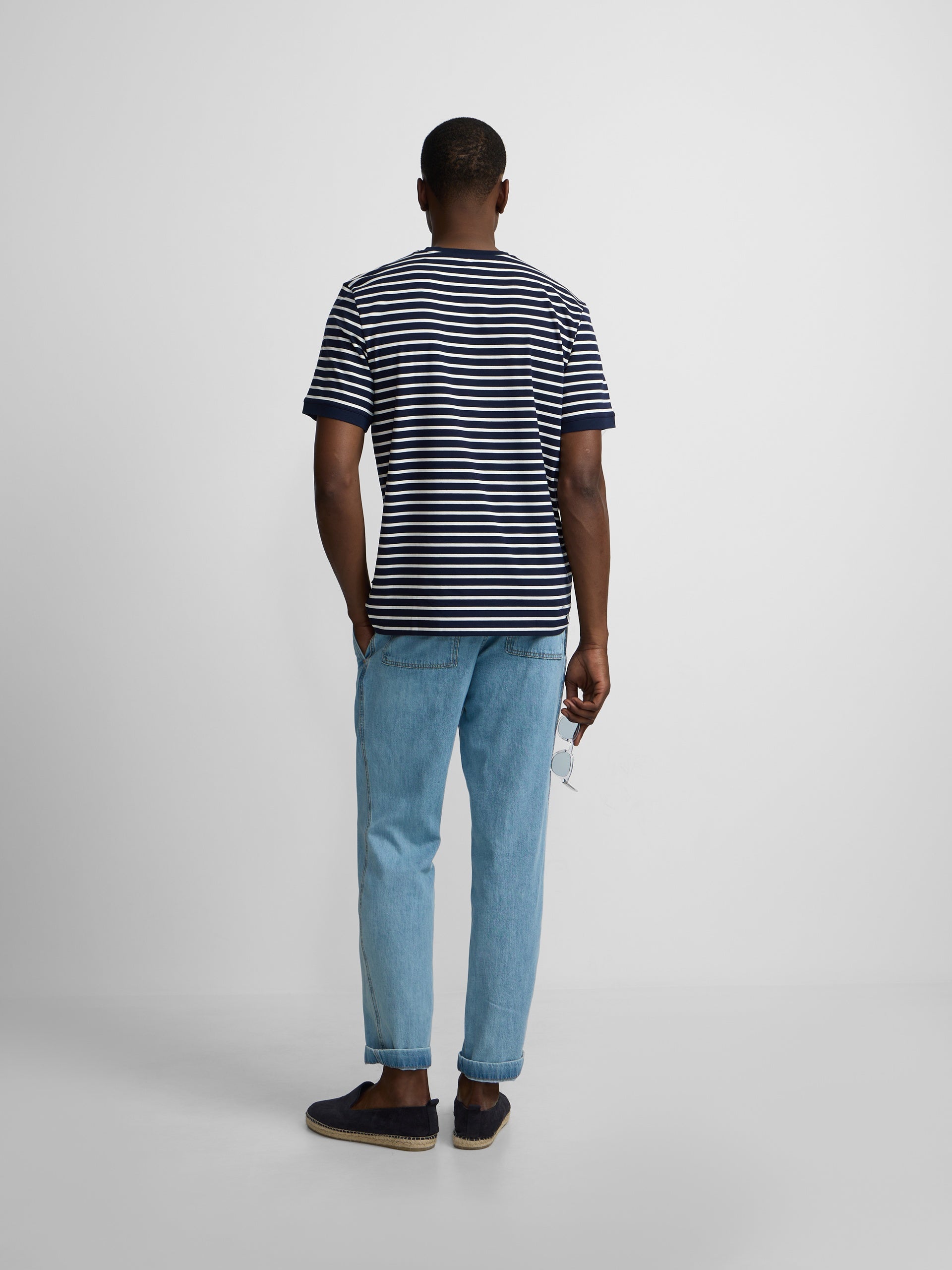 Pantalon jogger denim azul claro
