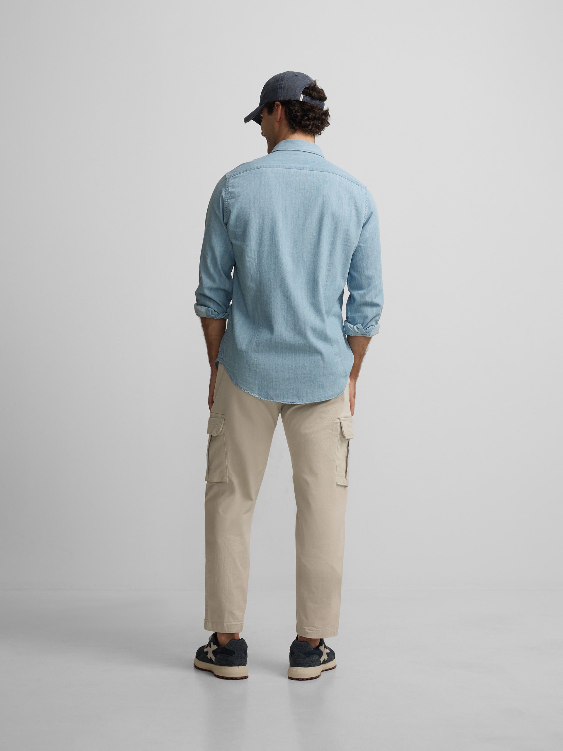 Pantalon de sport jogger cargo beige