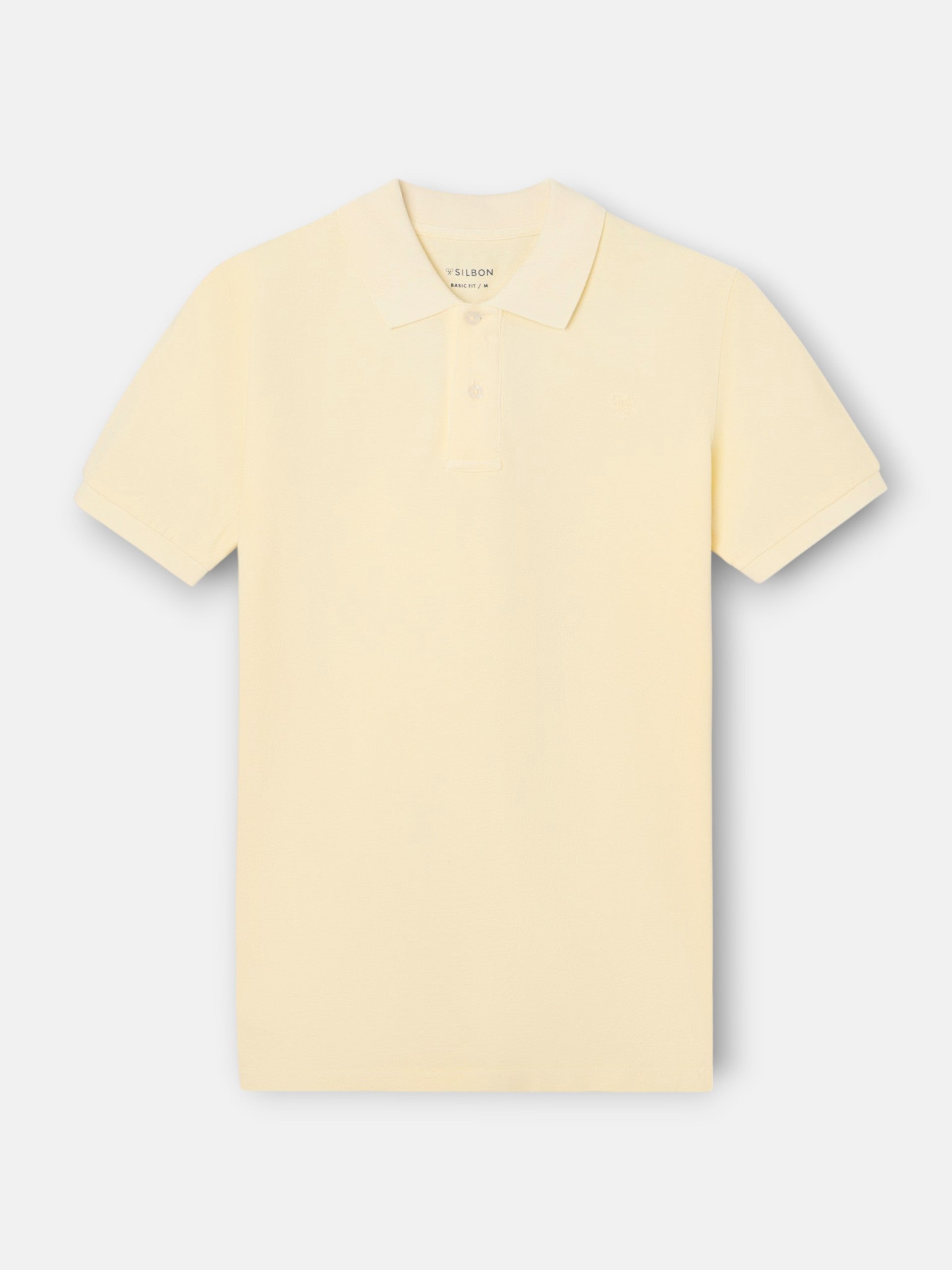 Classic garment dye cream polo