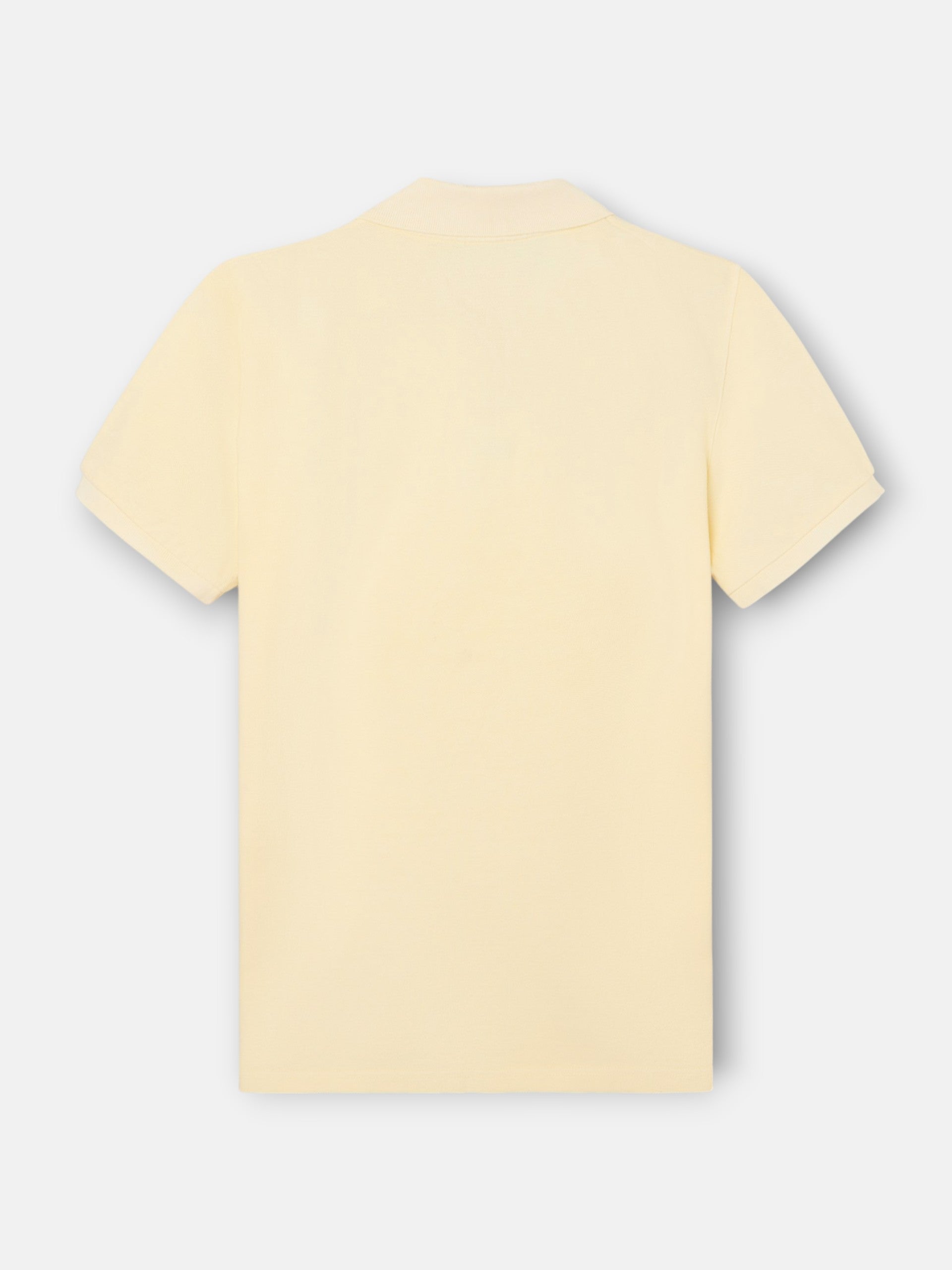 Classic garment dye cream polo