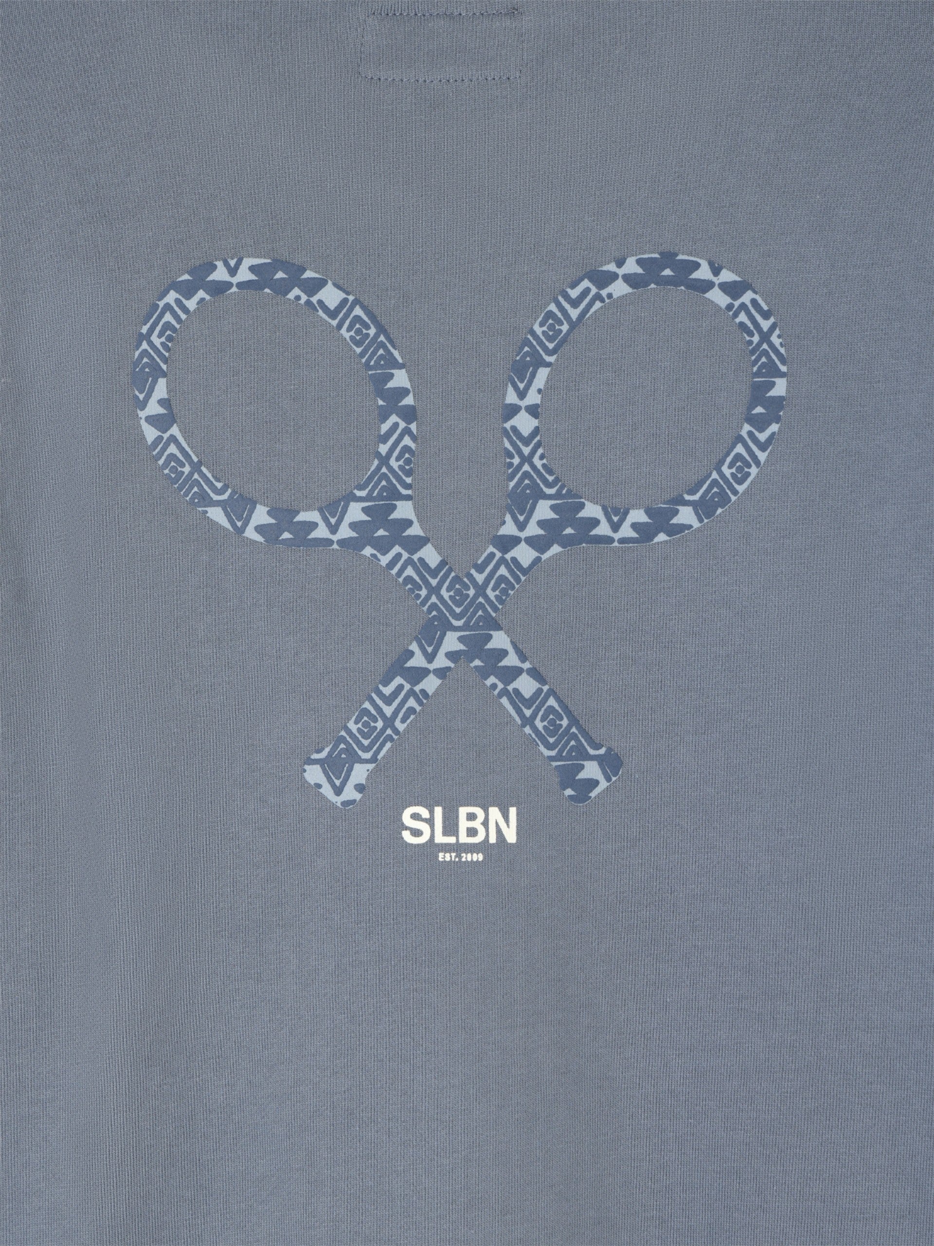 Sudadera raqueta etnica azul indigo