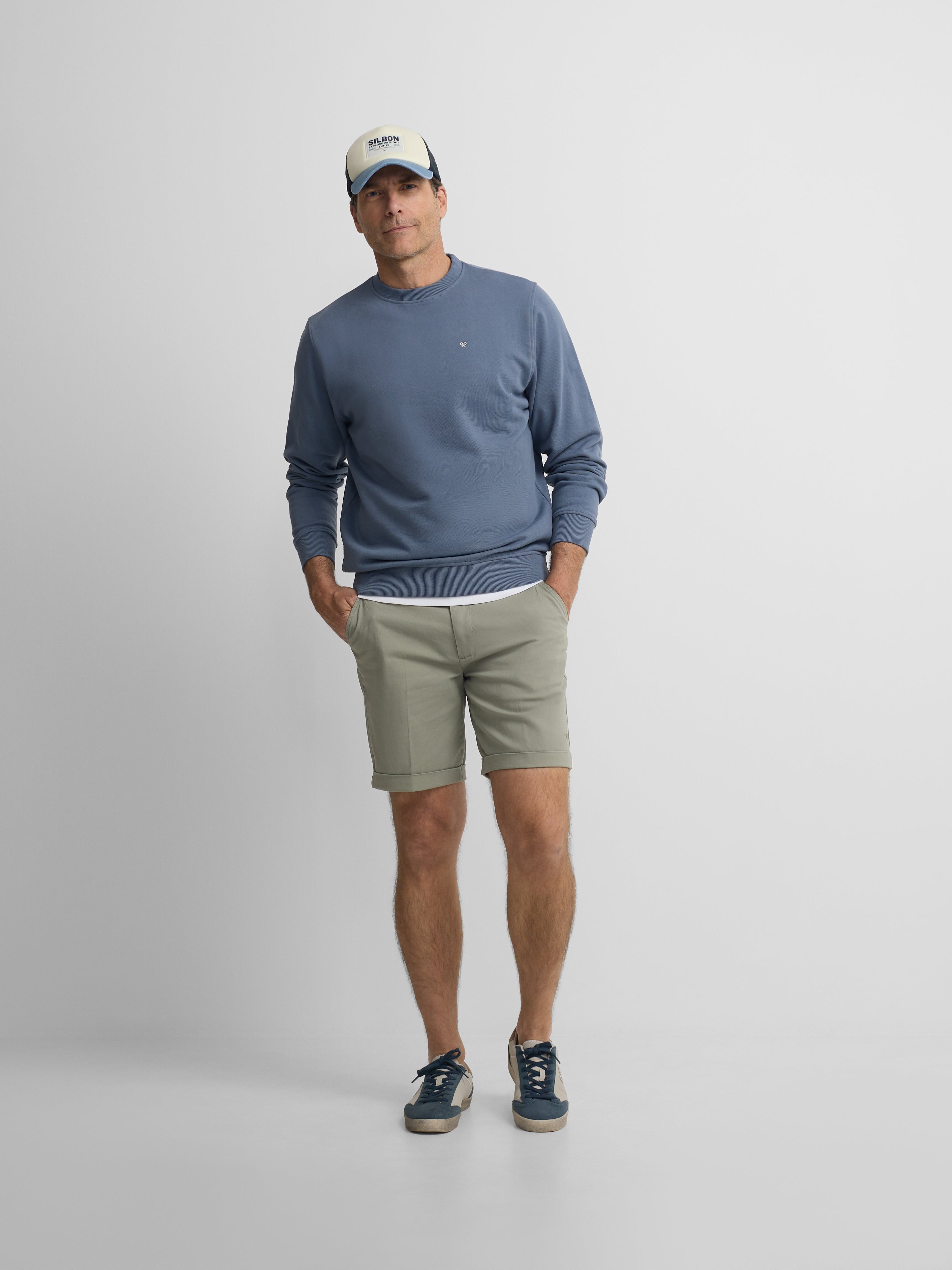 Sudadera raqueta etnica azul indigo