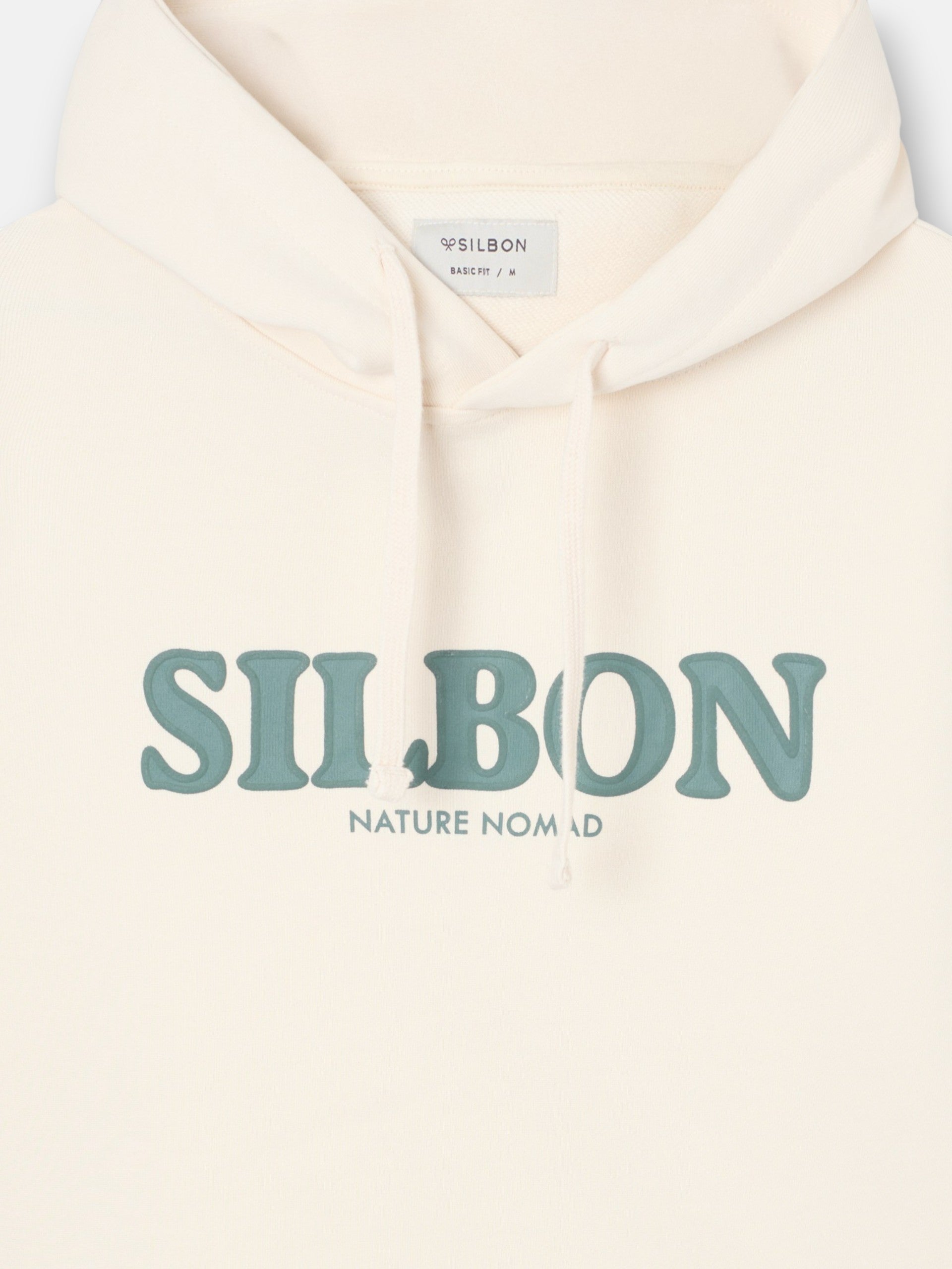 Sudadera capucha nomad crema