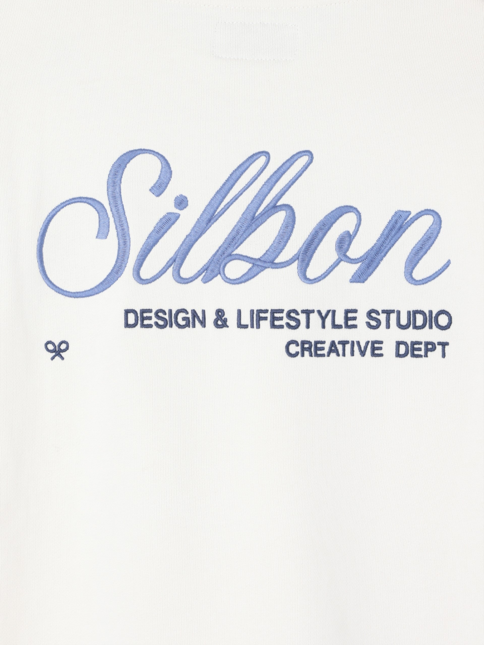 Sudadera creative dept crema