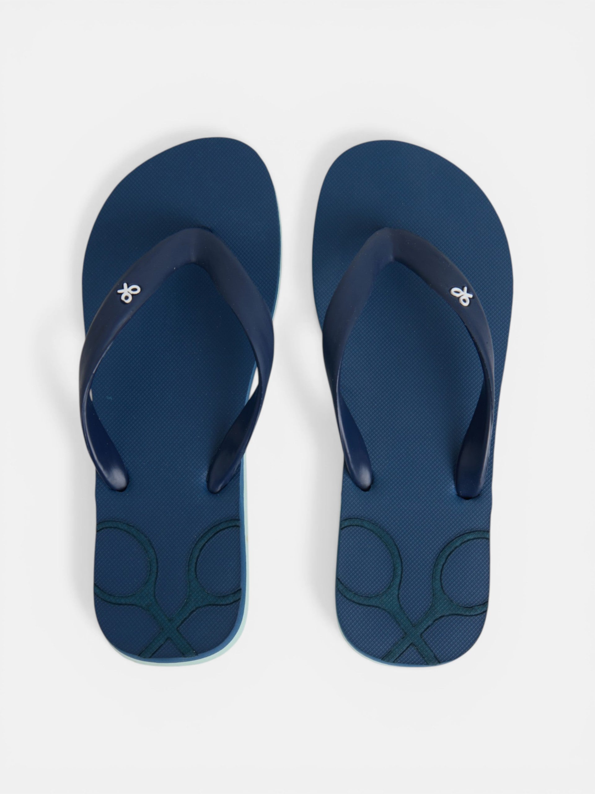 Navy blue SB flip-flops