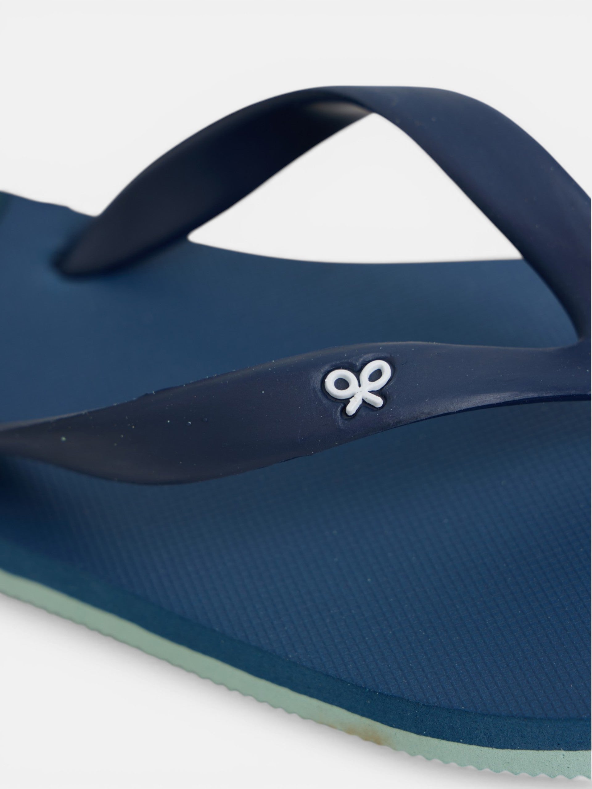 Navy blue SB flip-flops