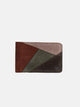 Cartera serraje multicolor marron