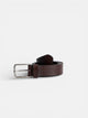 Leather belt with ethnic engravings