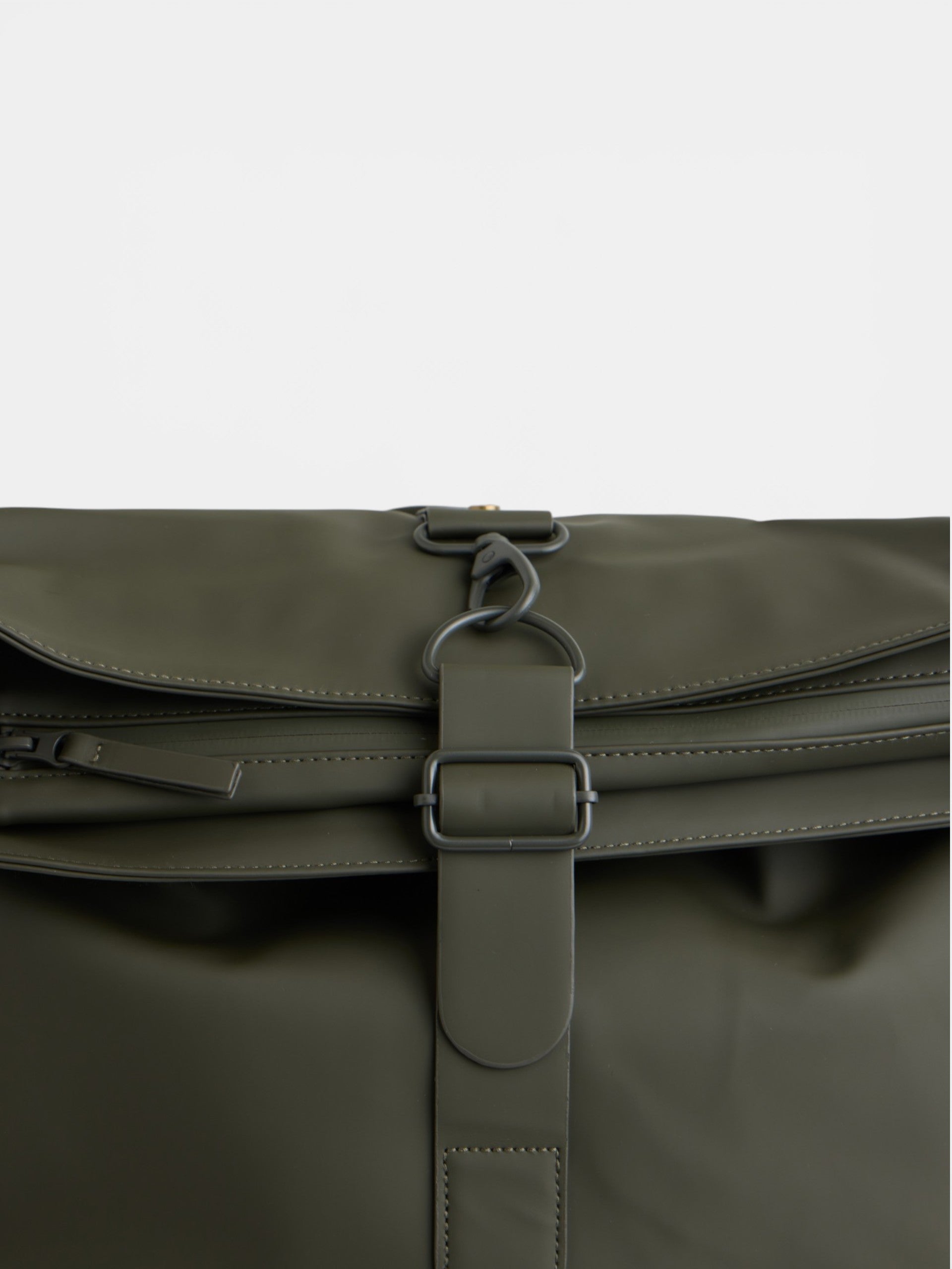 Mochila enrollable waterproof verde