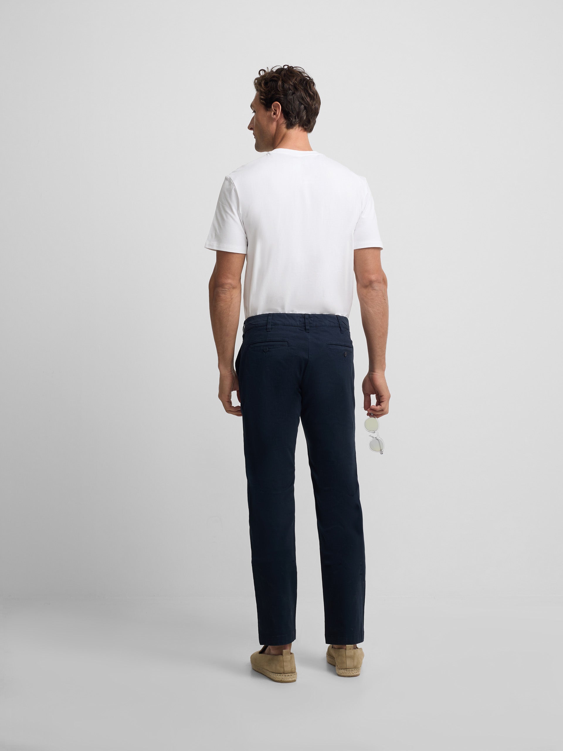 White slim fit business t-shirt