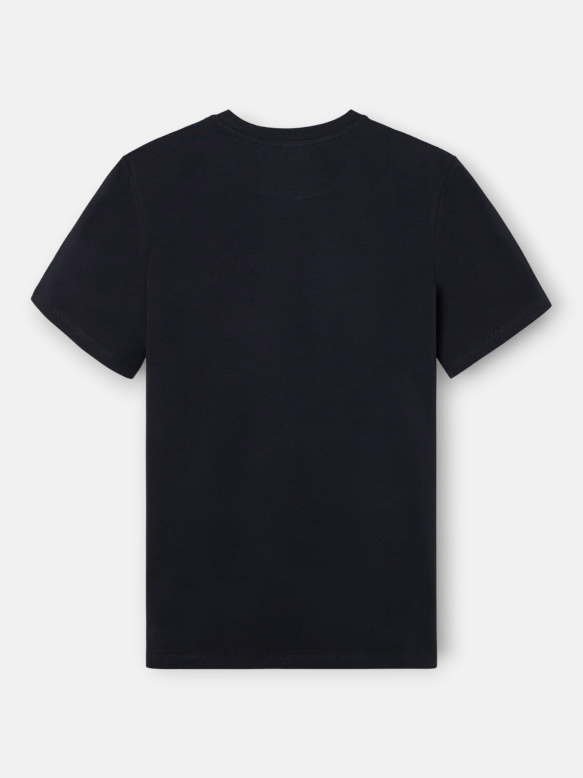 Navy blue slim fit business t-shirt