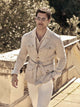 Saharienne unique ceinture beige