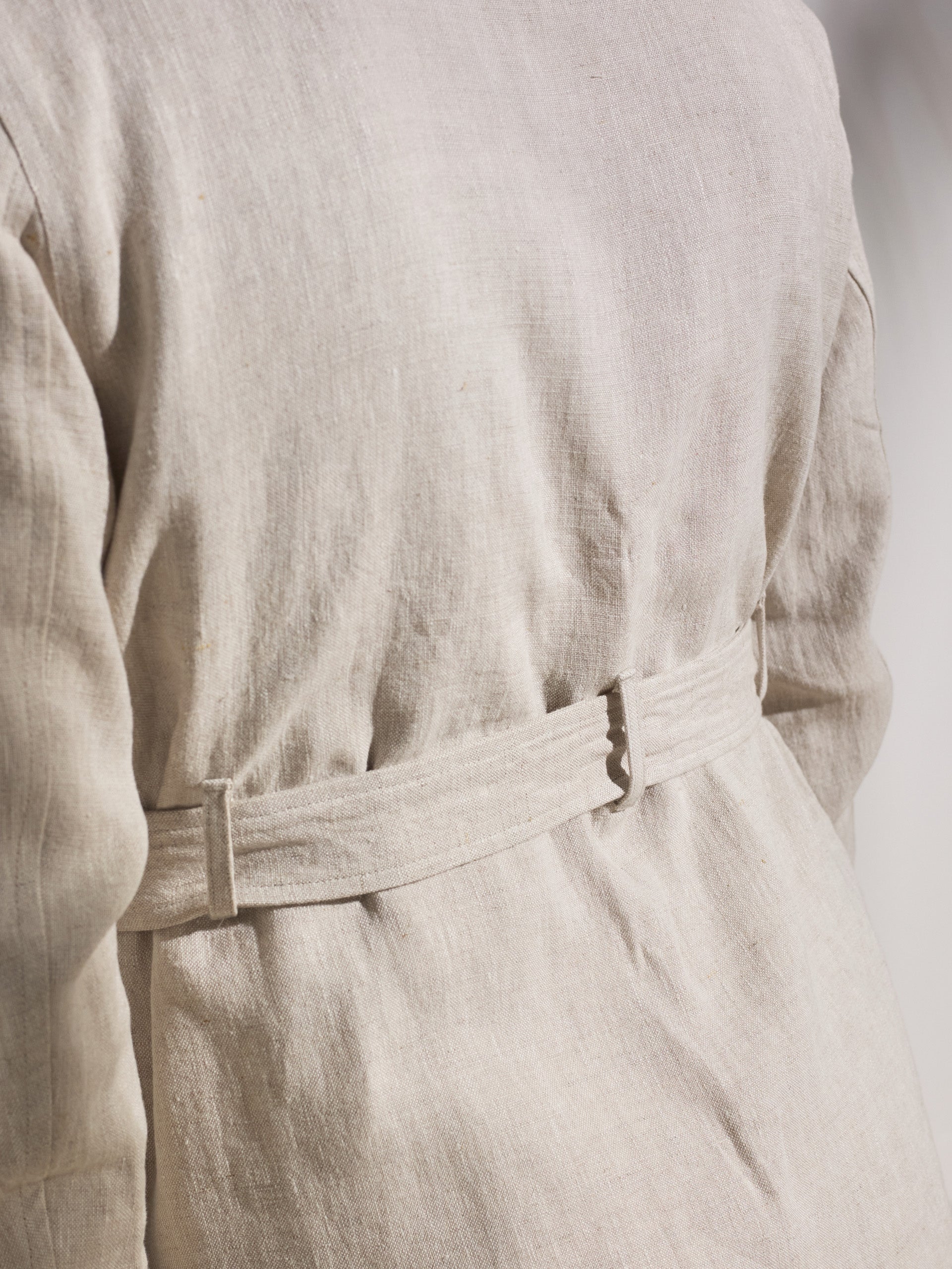 Saharienne unique ceinture beige