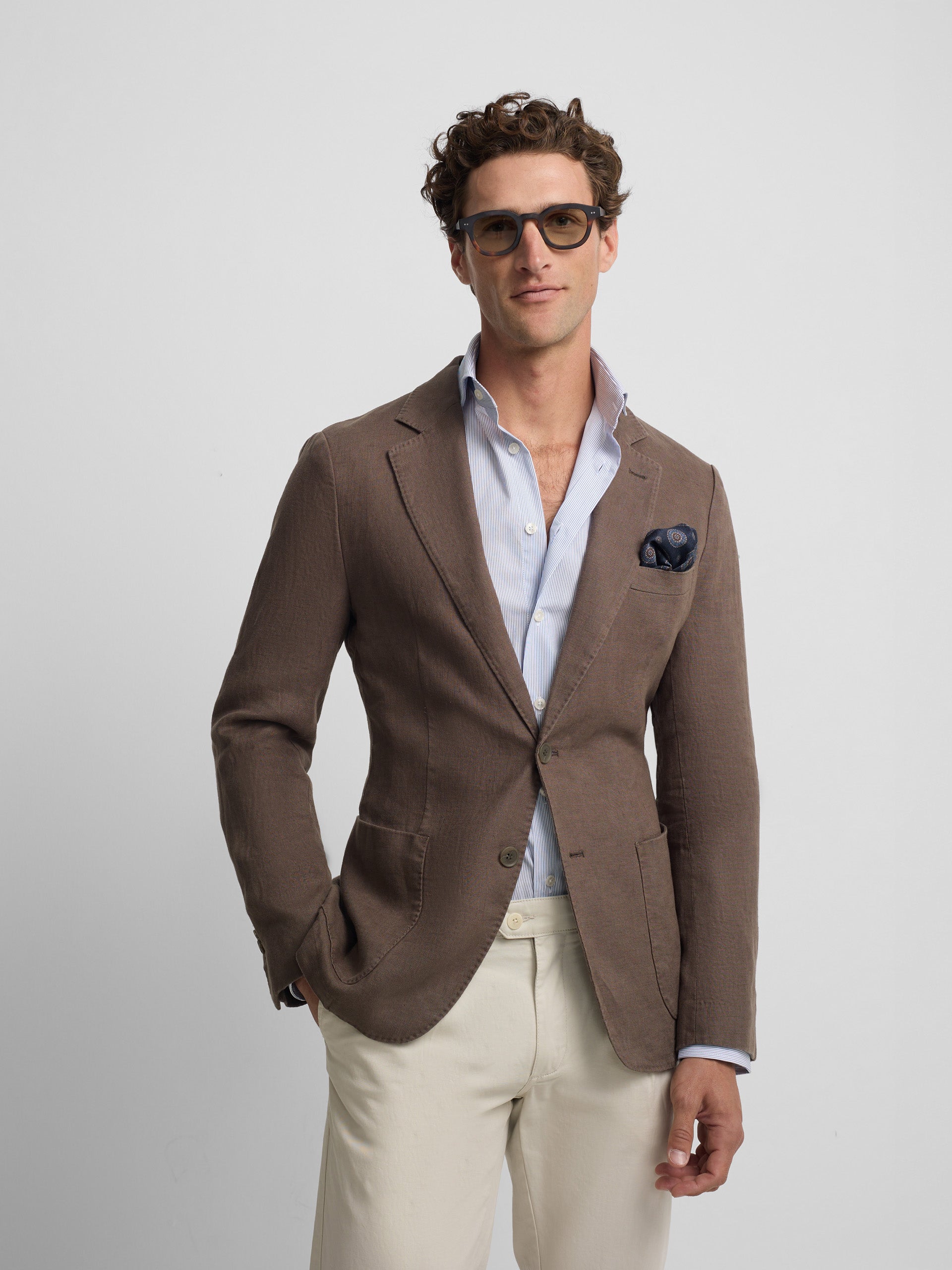 Americana comfort marron