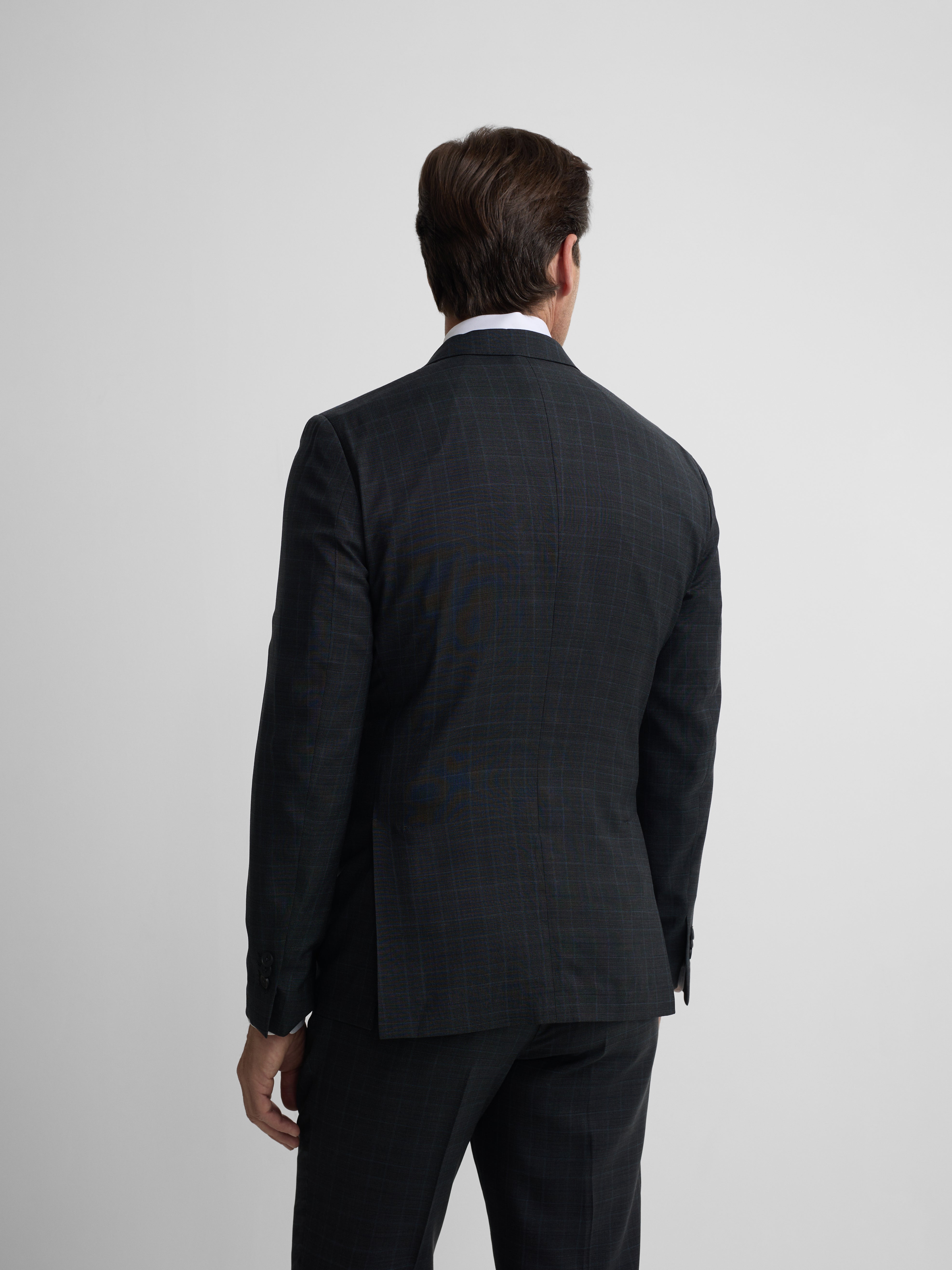 Grey Prince of Wales suit jacket