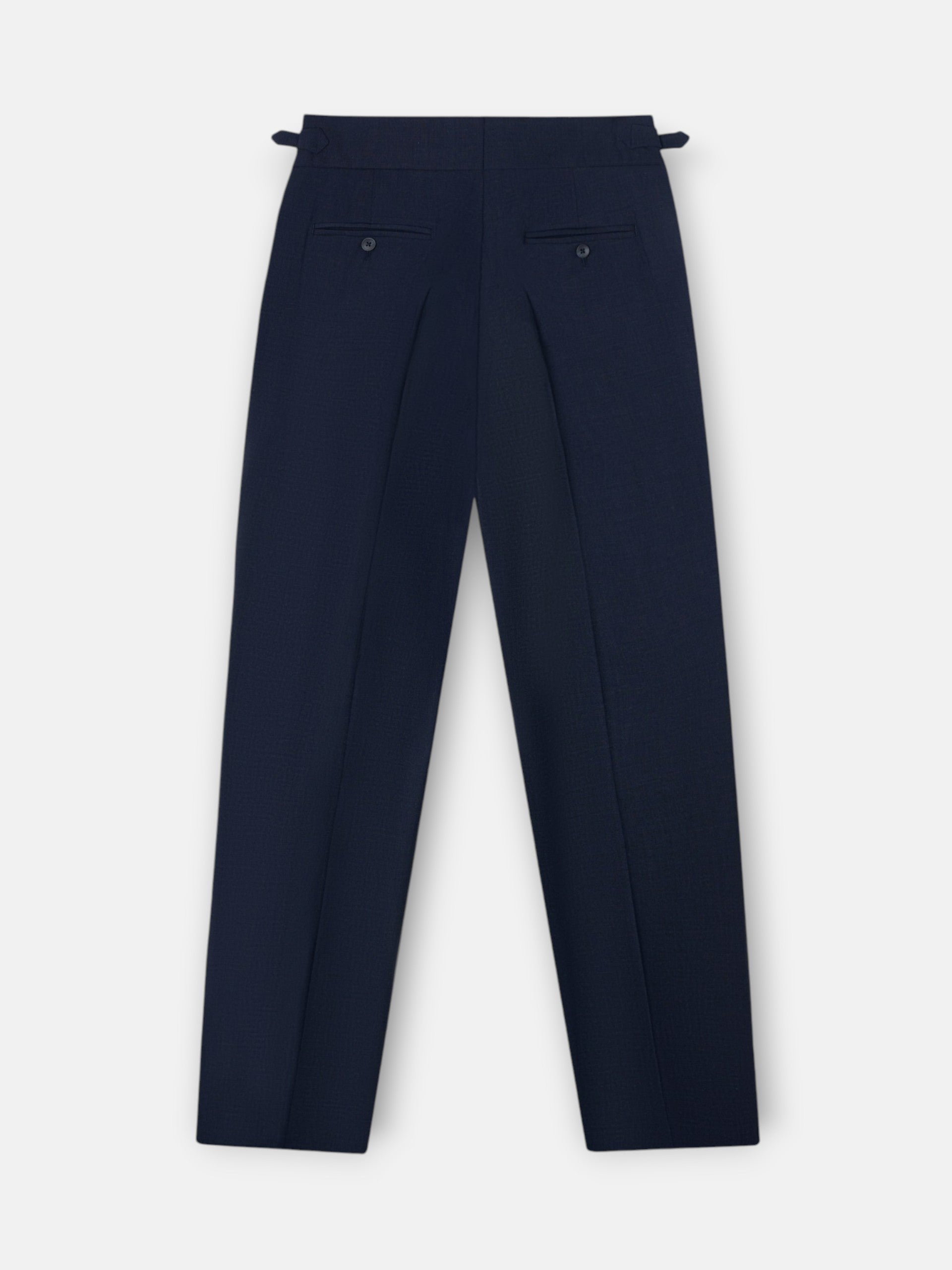 Pantalon habillé à pinces bleu moyen