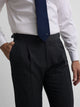 Grey Prince of Wales suit trousers