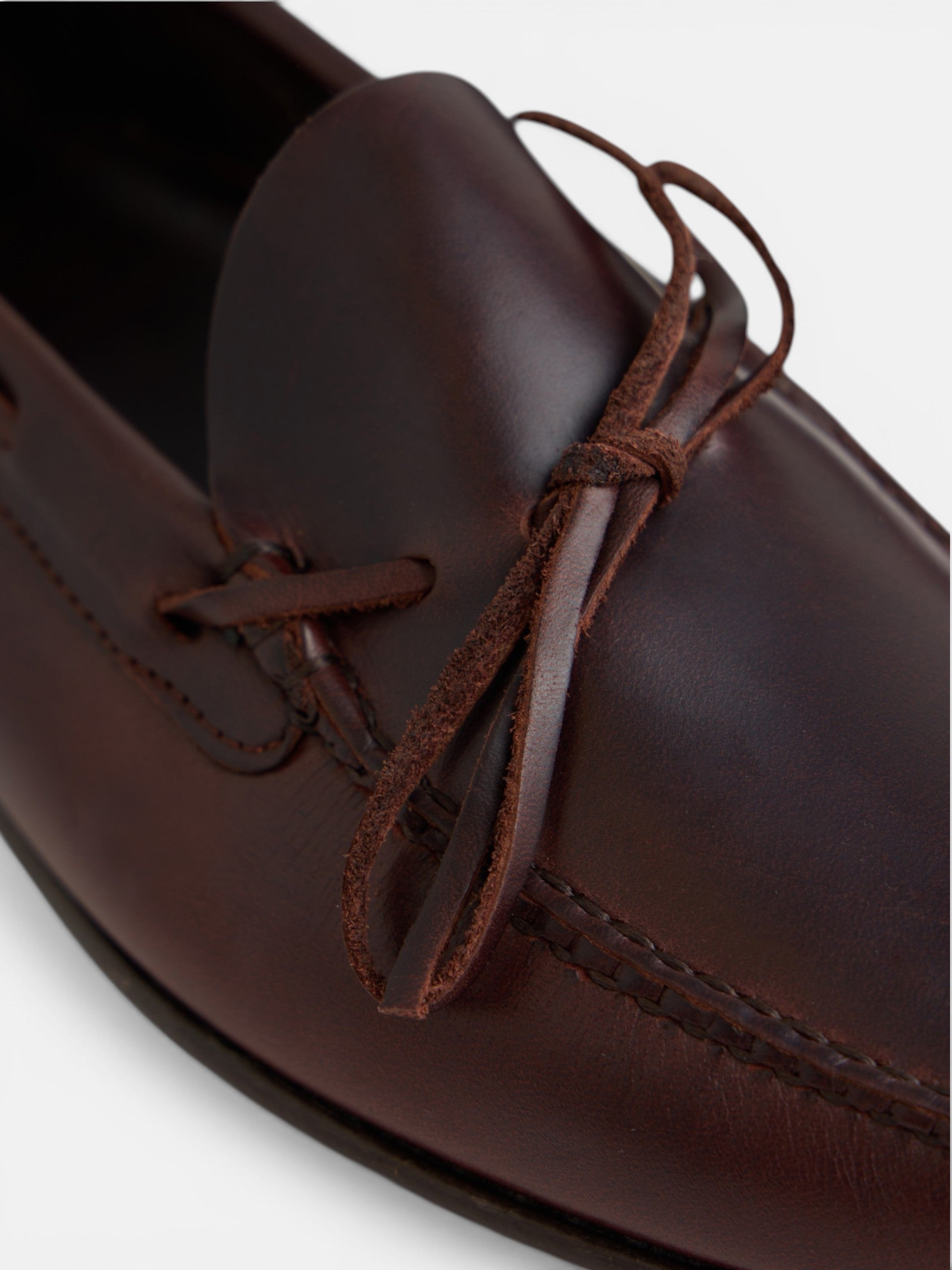 Sapato mocassim unique penny com laçada