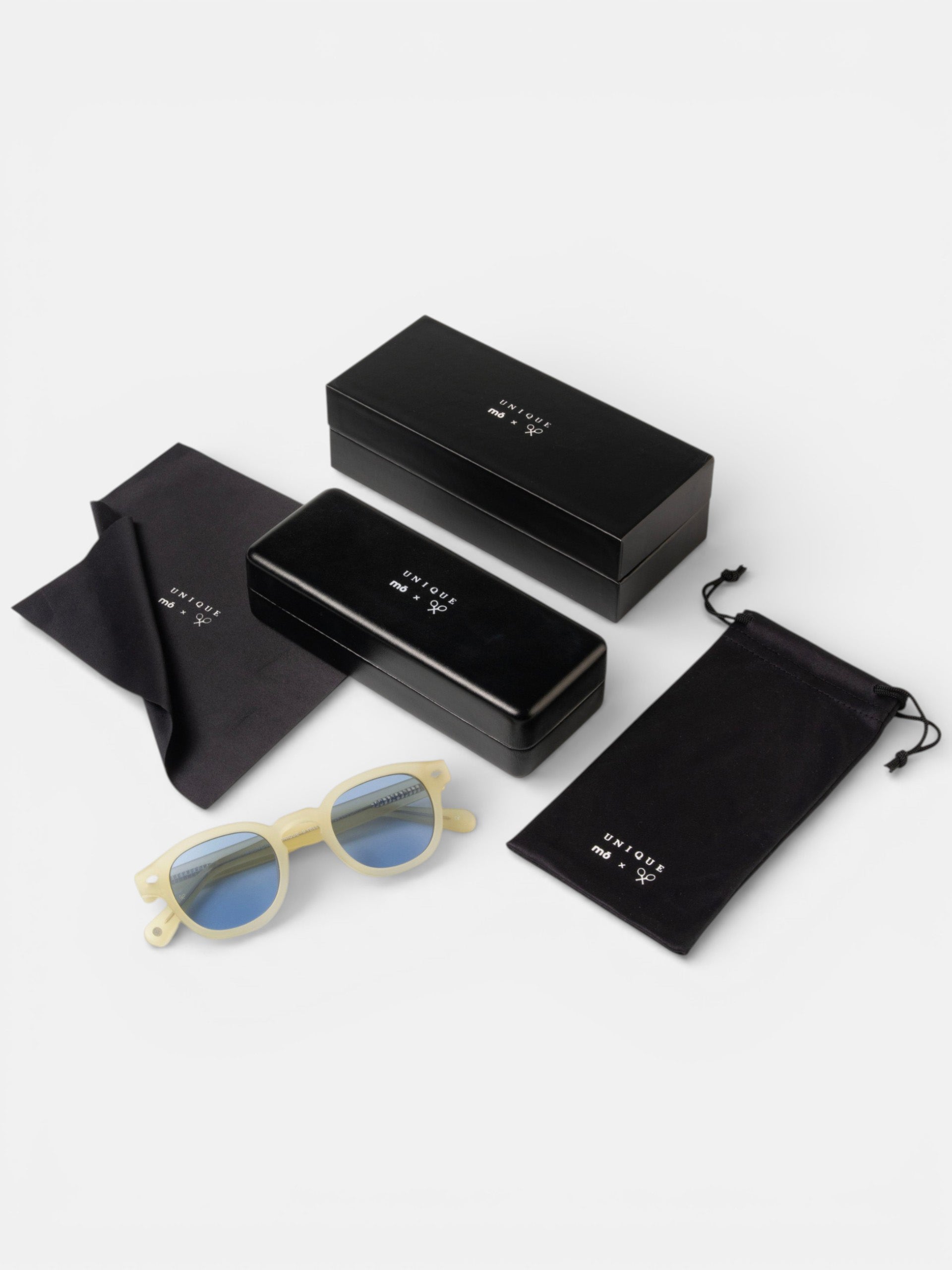 MOxSILBON Unique yellow sunglasses