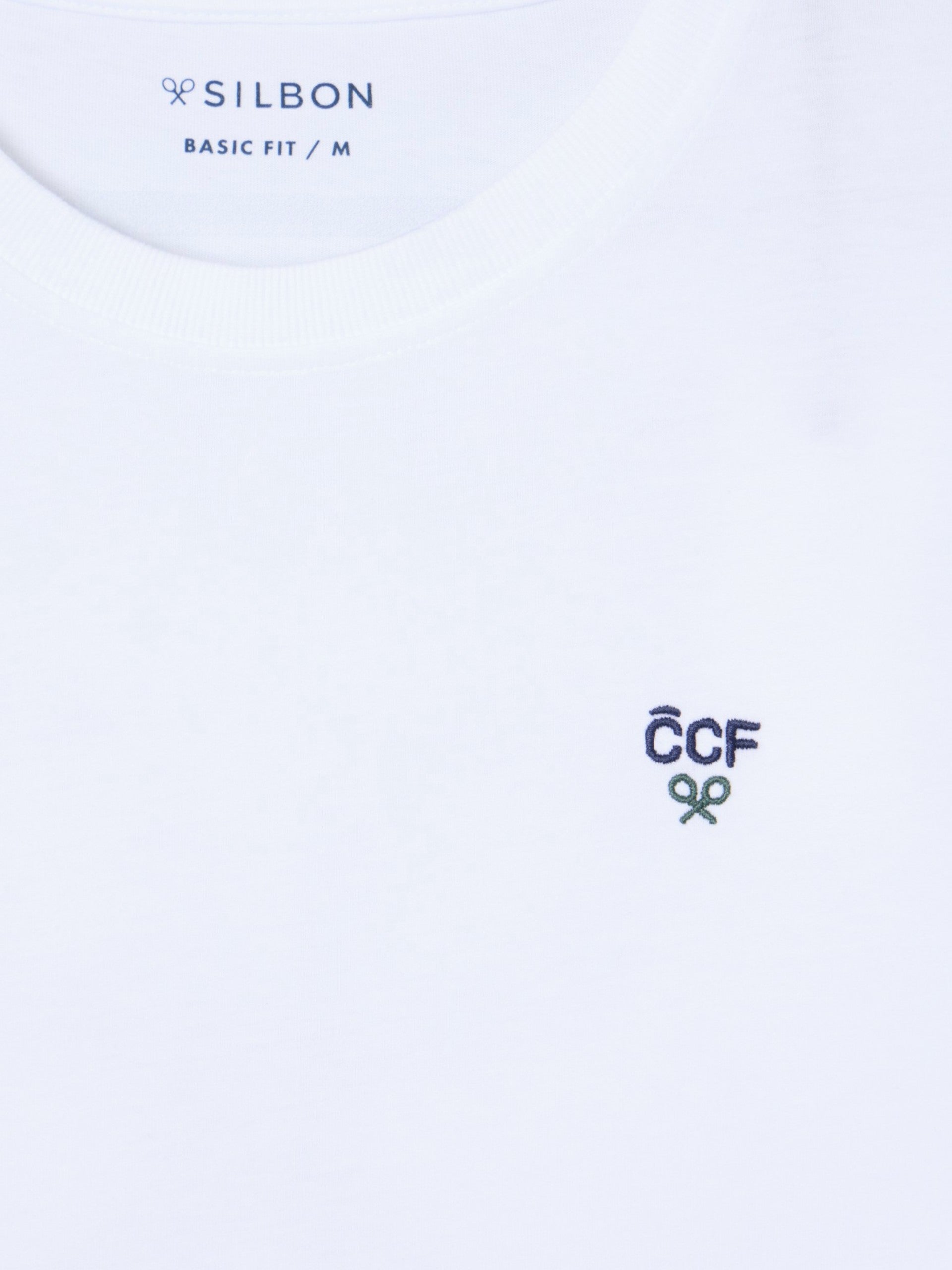 Camiseta silbon CCF blanca