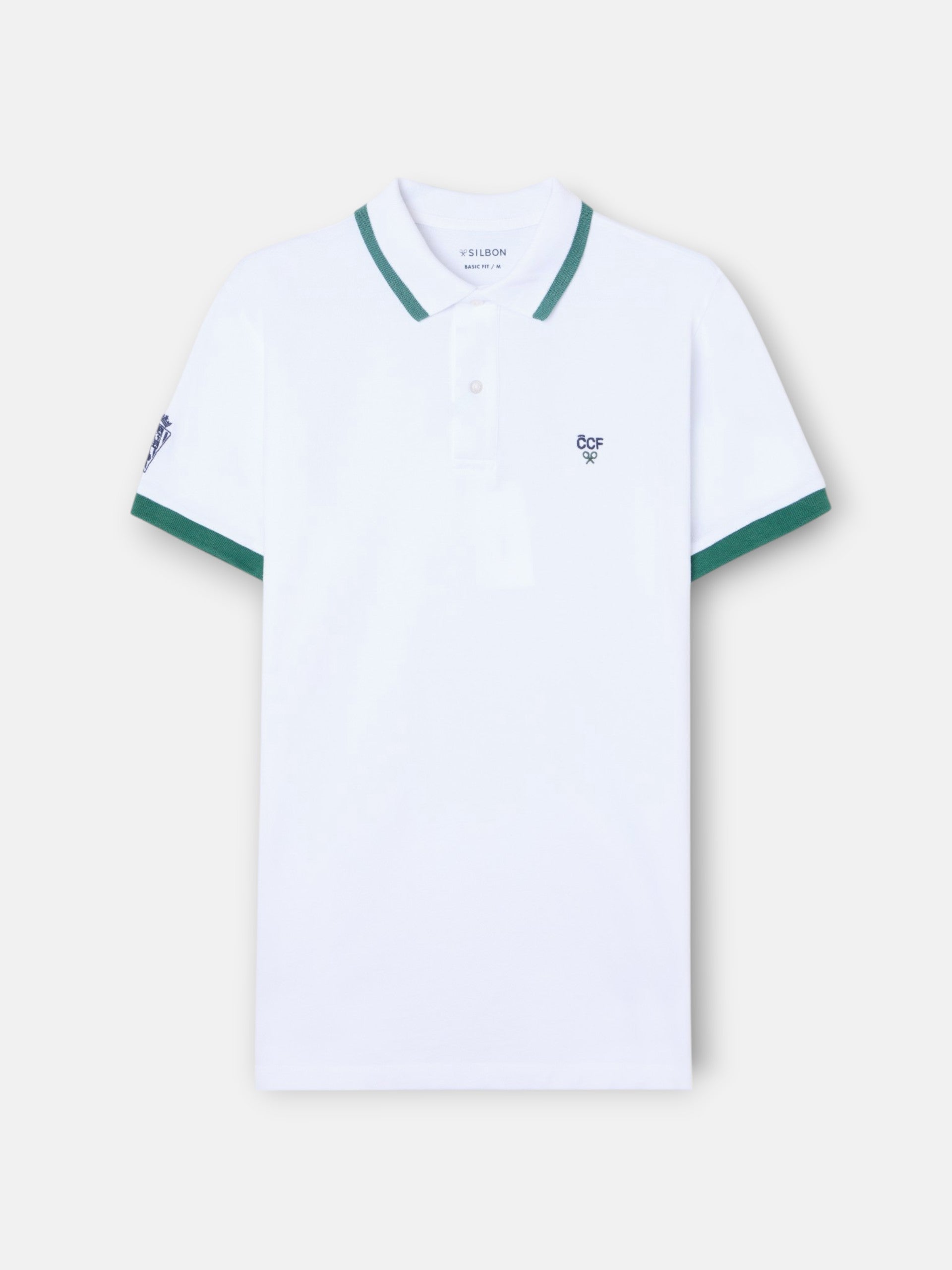 Polo Silbon CCF blanc