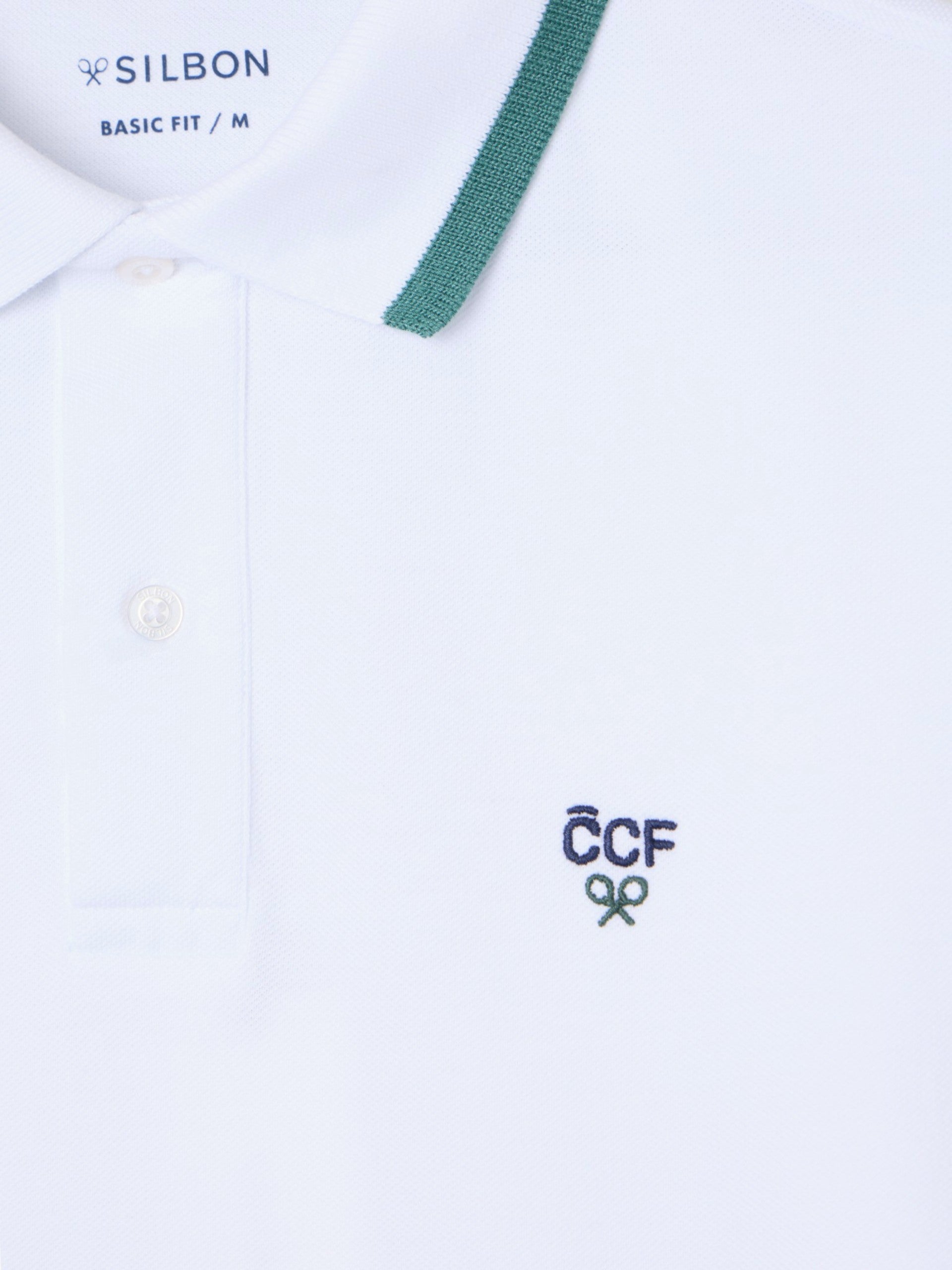 Polo Silbon CCF blanc