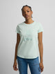 T-shirt femme classique verte
