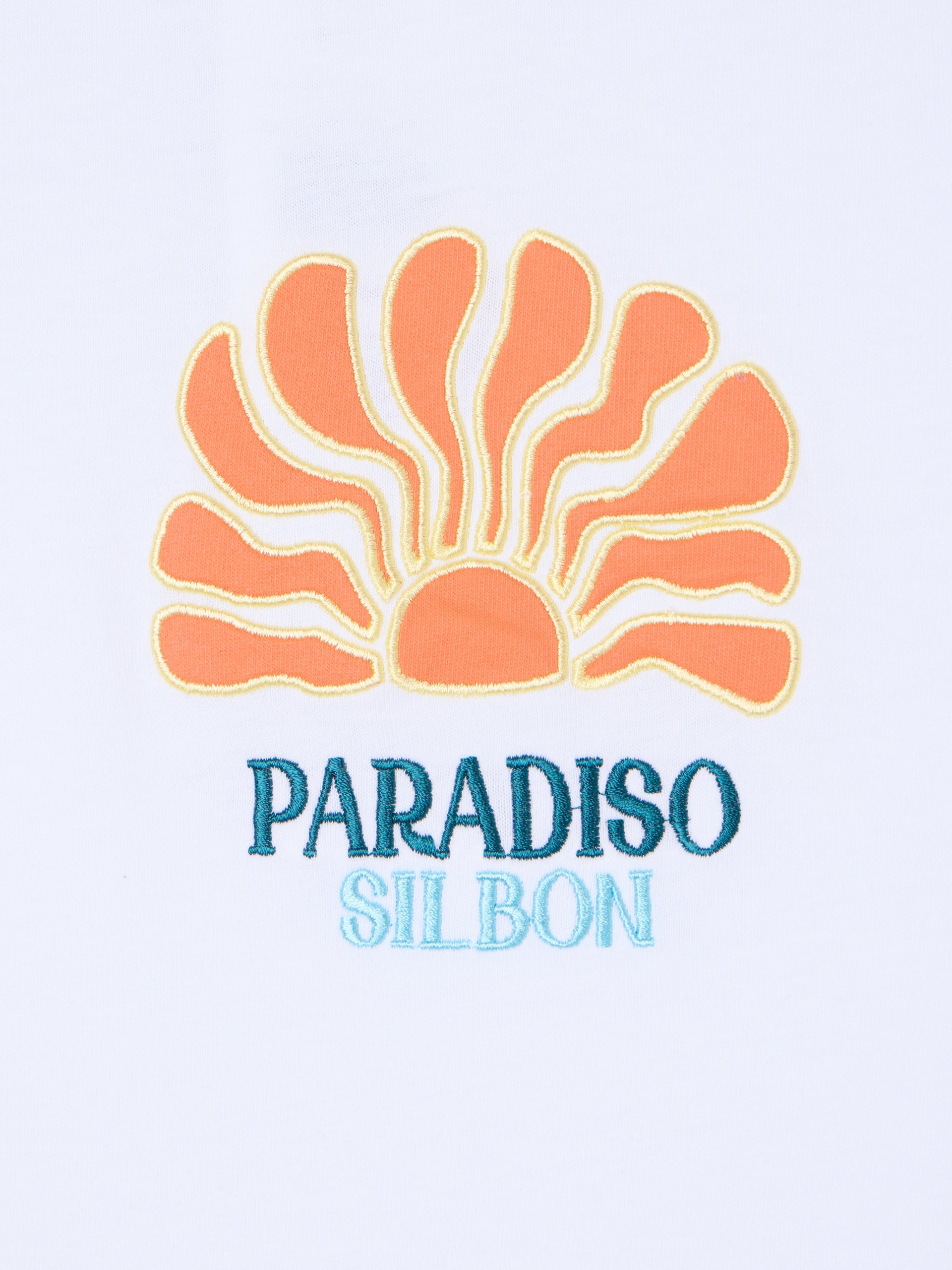 T-shirt mulher paradiso branca