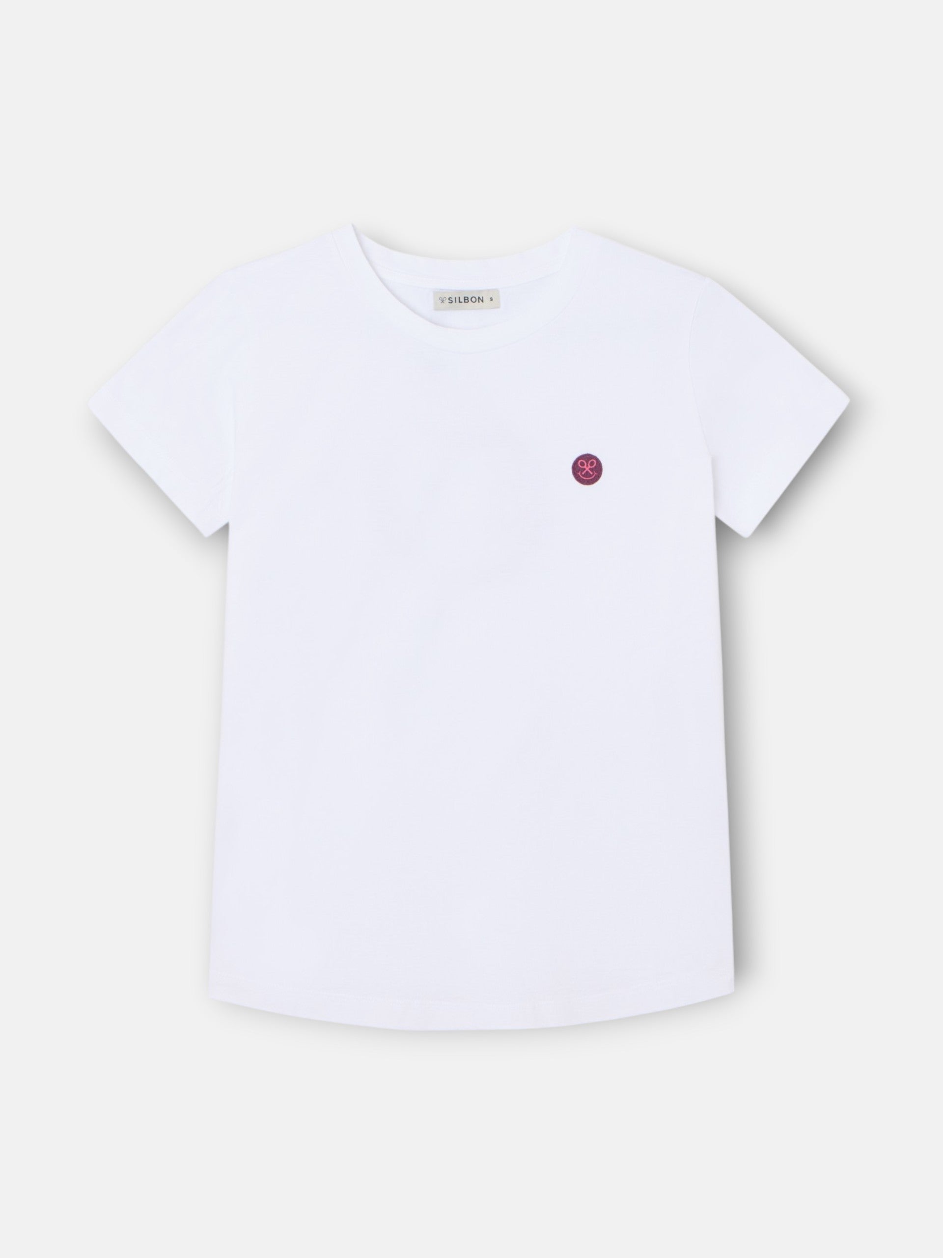 Camisola mulher smile estampada branca