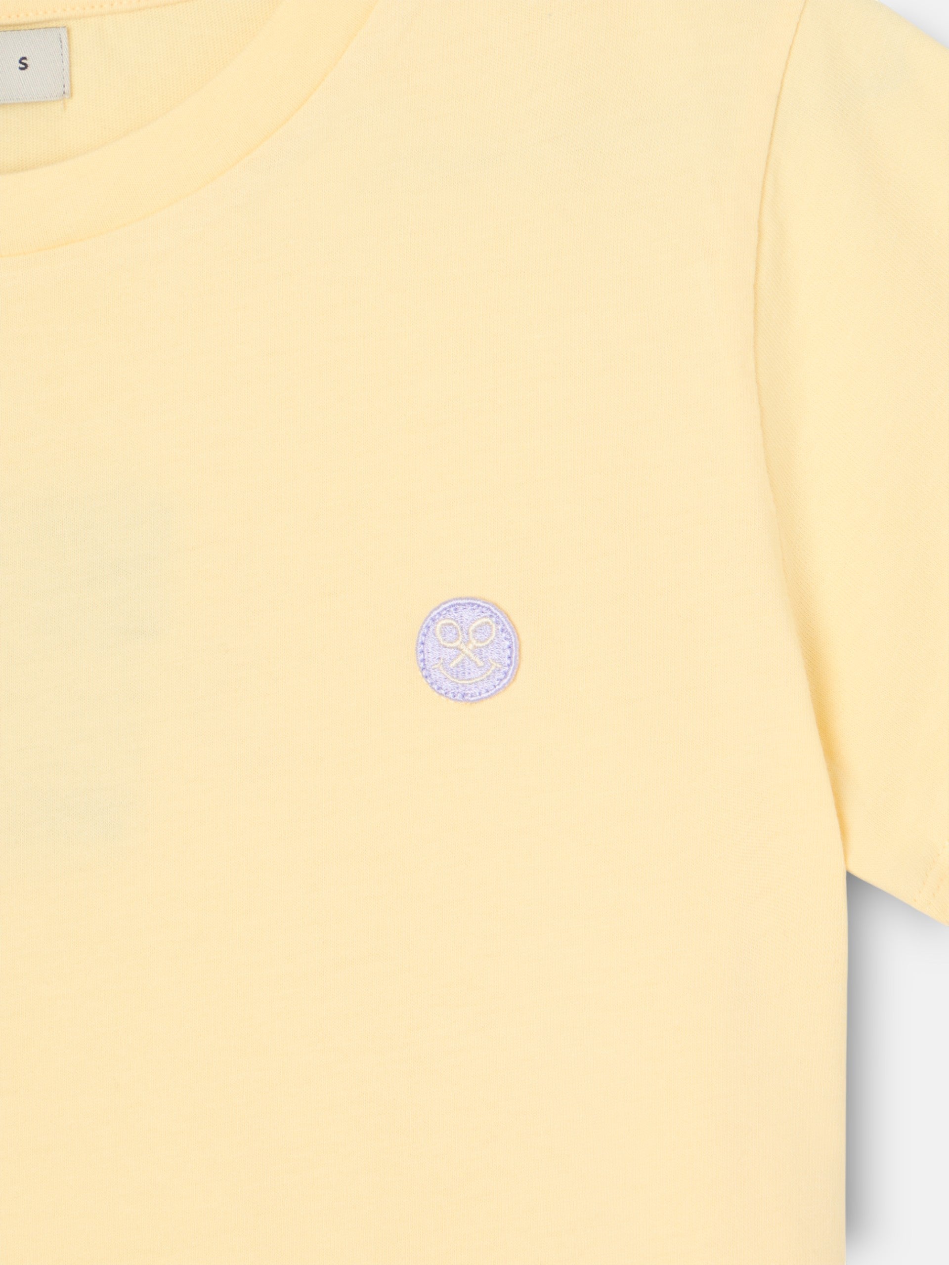 T-shirt femme Silbon smile jaune